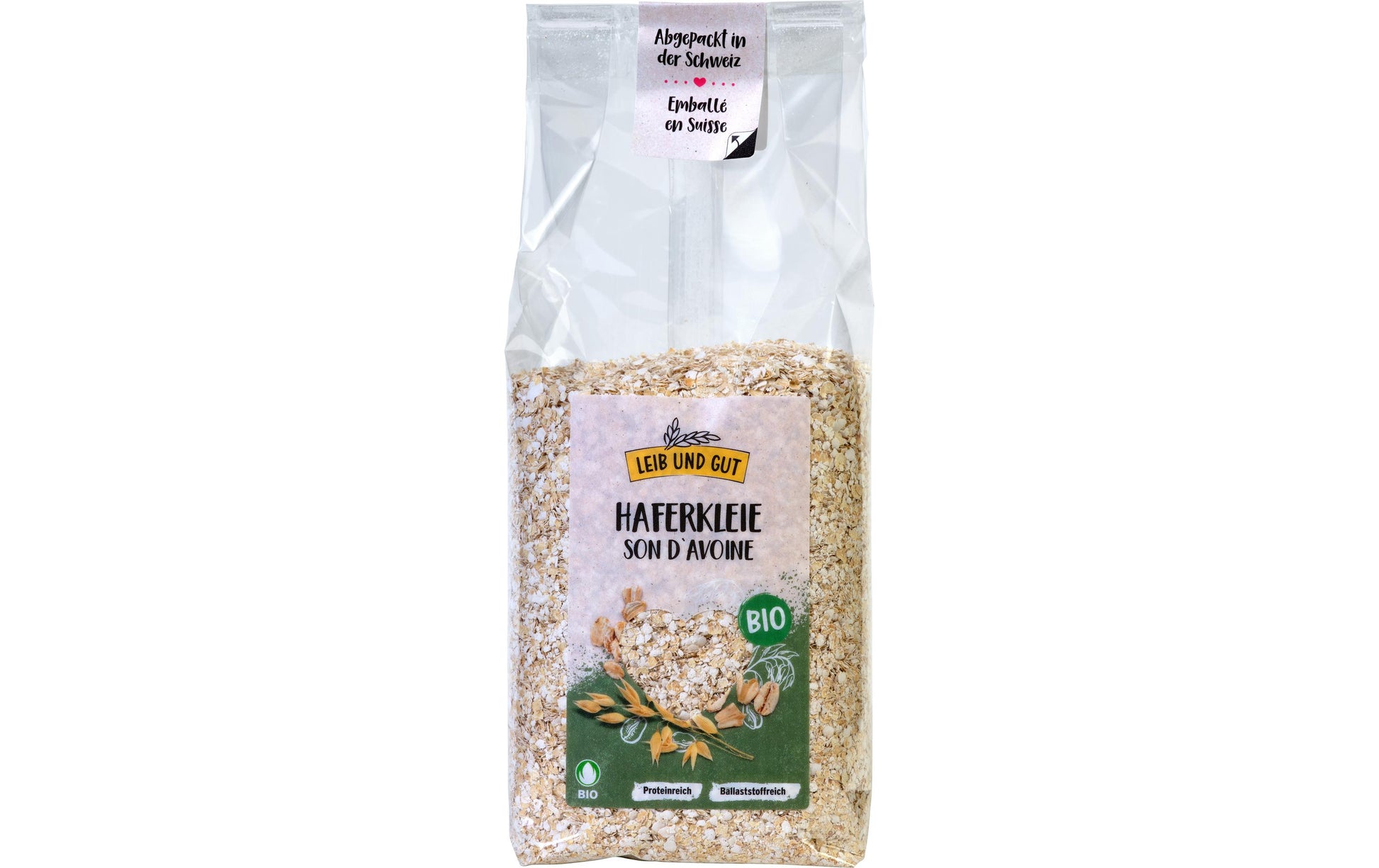 Leib und Gut Haferkleie – Bio – 250 g