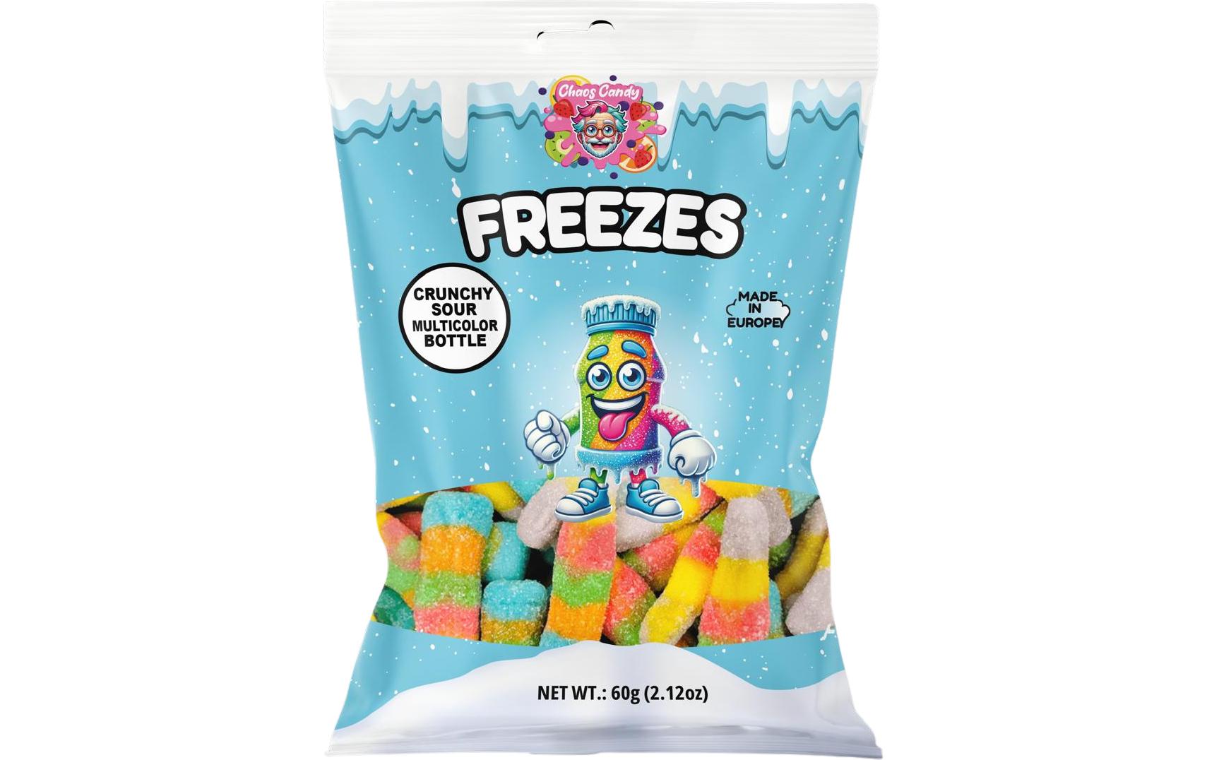 Freezes Multicolor Flaschen Gummibonbons – 60 g