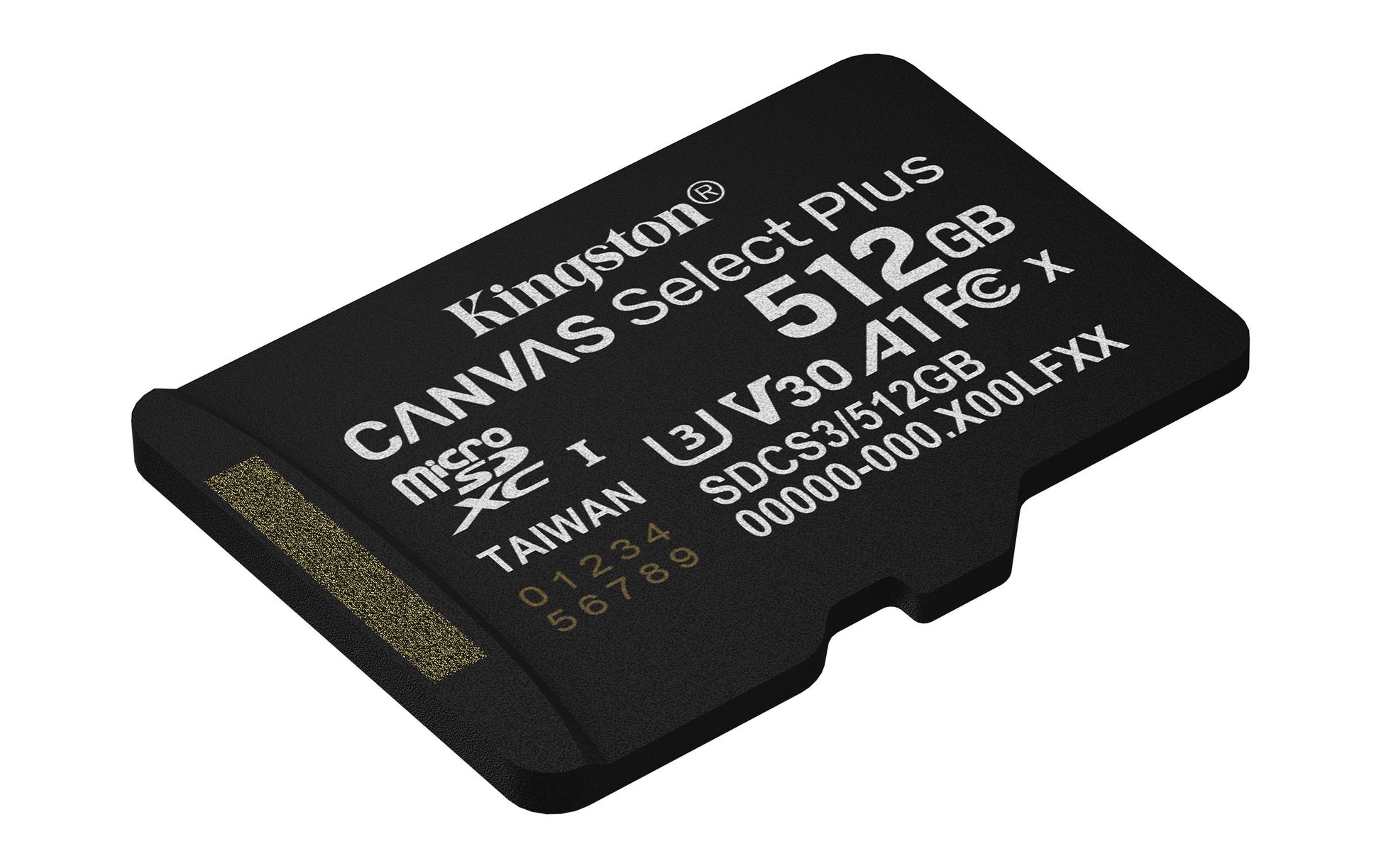 Kingston Technology Kingston Canvas Select Plus Gen3 Speichergerät – 512 GB, microSDXC, A1, 150 MB/s, inkl. Adapter