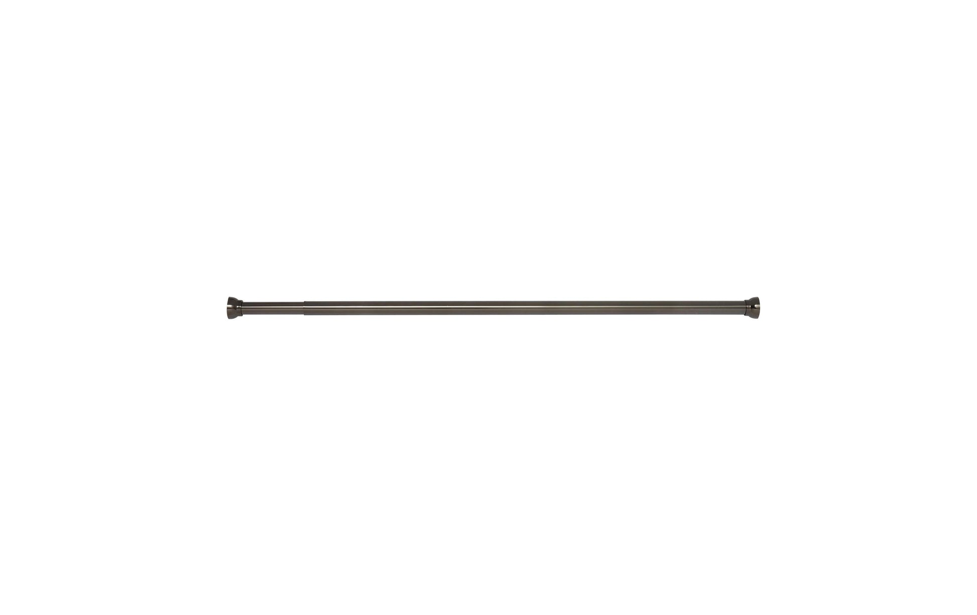 Spirella Badetuchstange Kreta – 125 cm, Aluminium, ohne Bohren, Schwarz