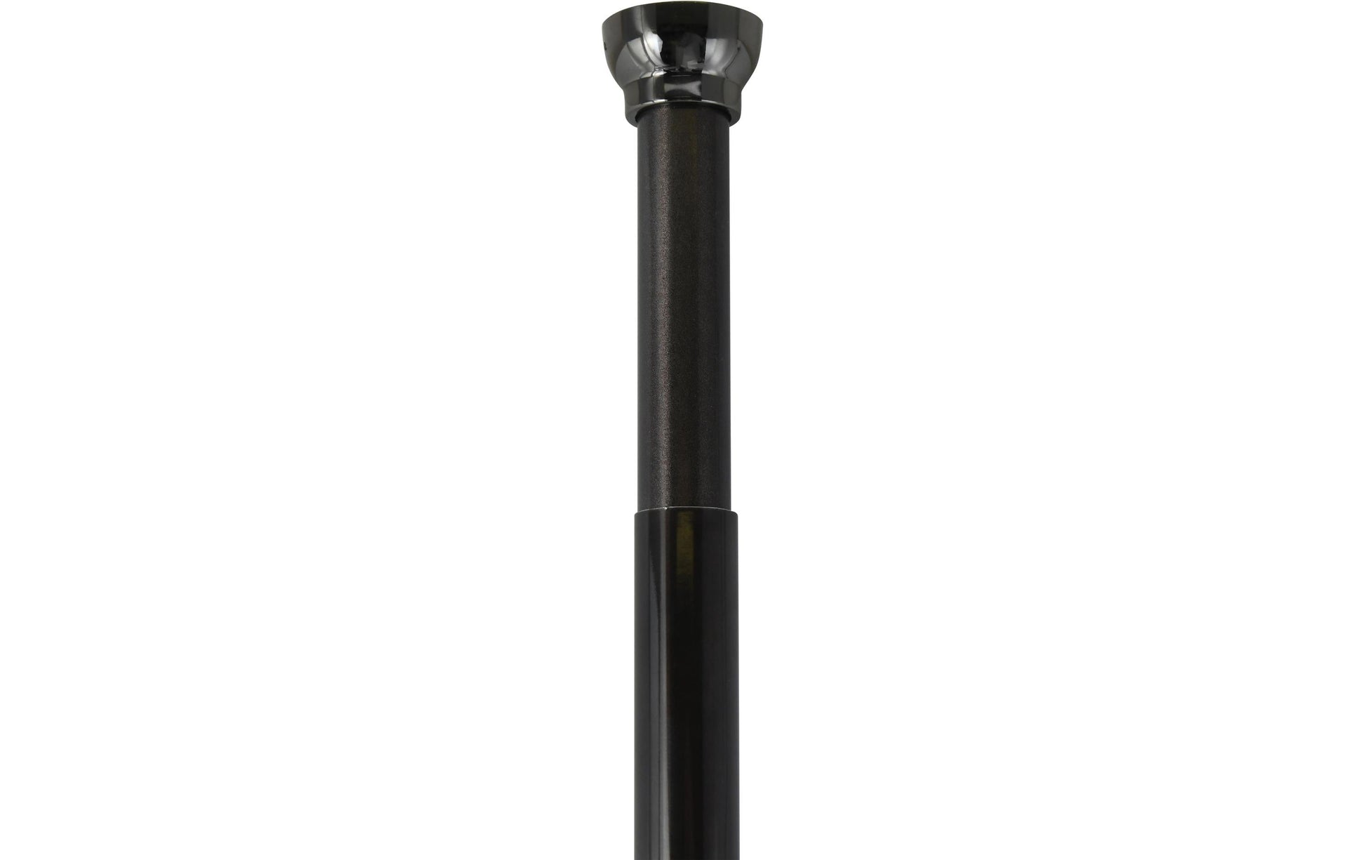 Spirella Badetuchstange Kreta – 125 cm, Aluminium, ohne Bohren, Schwarz
