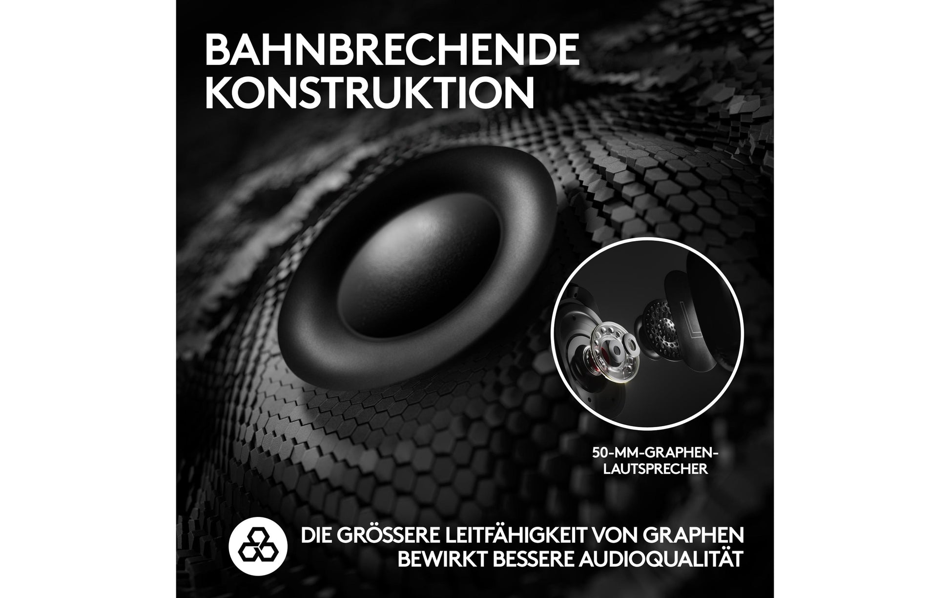 Logitech G PRO X 2 LIGHTSPEED Gaming-Headset – Over-Ear, Stereo, Kabel + BT, mit USB-A-Dongle, Schwarz