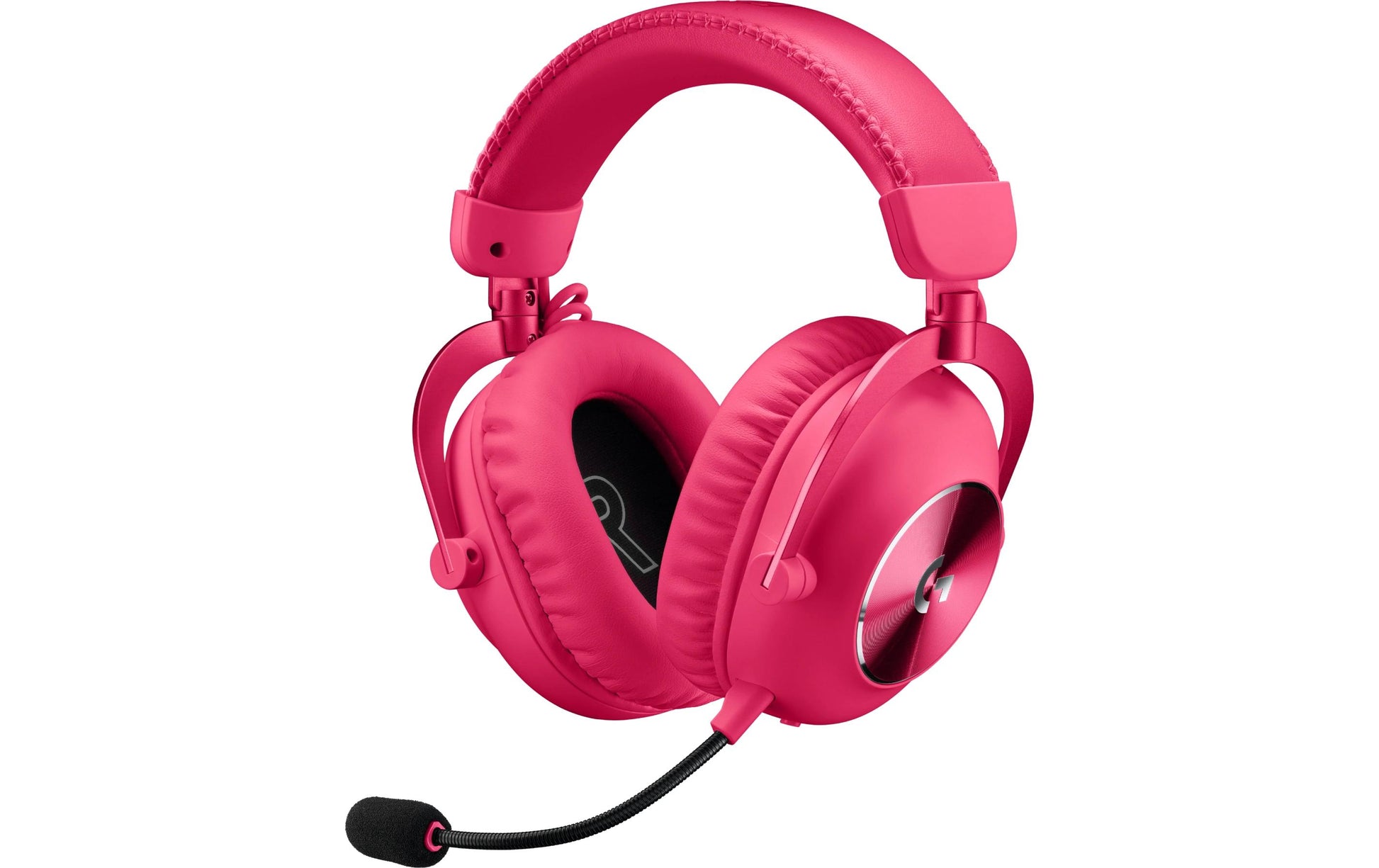Logitech G PRO X 2 LIGHTSPEED Gaming-Headset – Over-Ear, Stereo, Kabel + BT, mit USB-A-Dongle, Magenta
