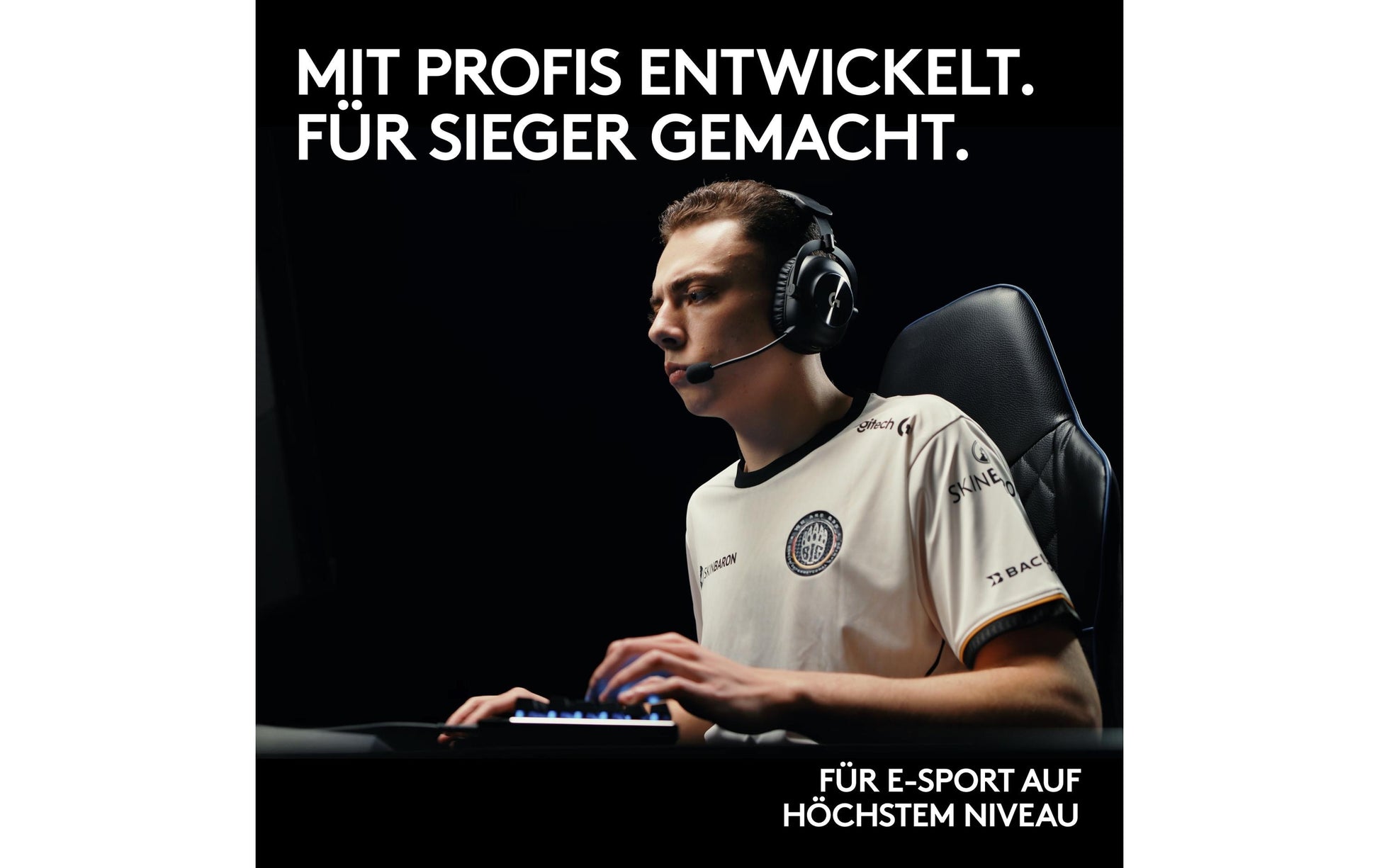 Logitech G PRO X 2 LIGHTSPEED Gaming-Headset – Over-Ear, Stereo, Kabel + BT, mit USB-A-Dongle, Magenta