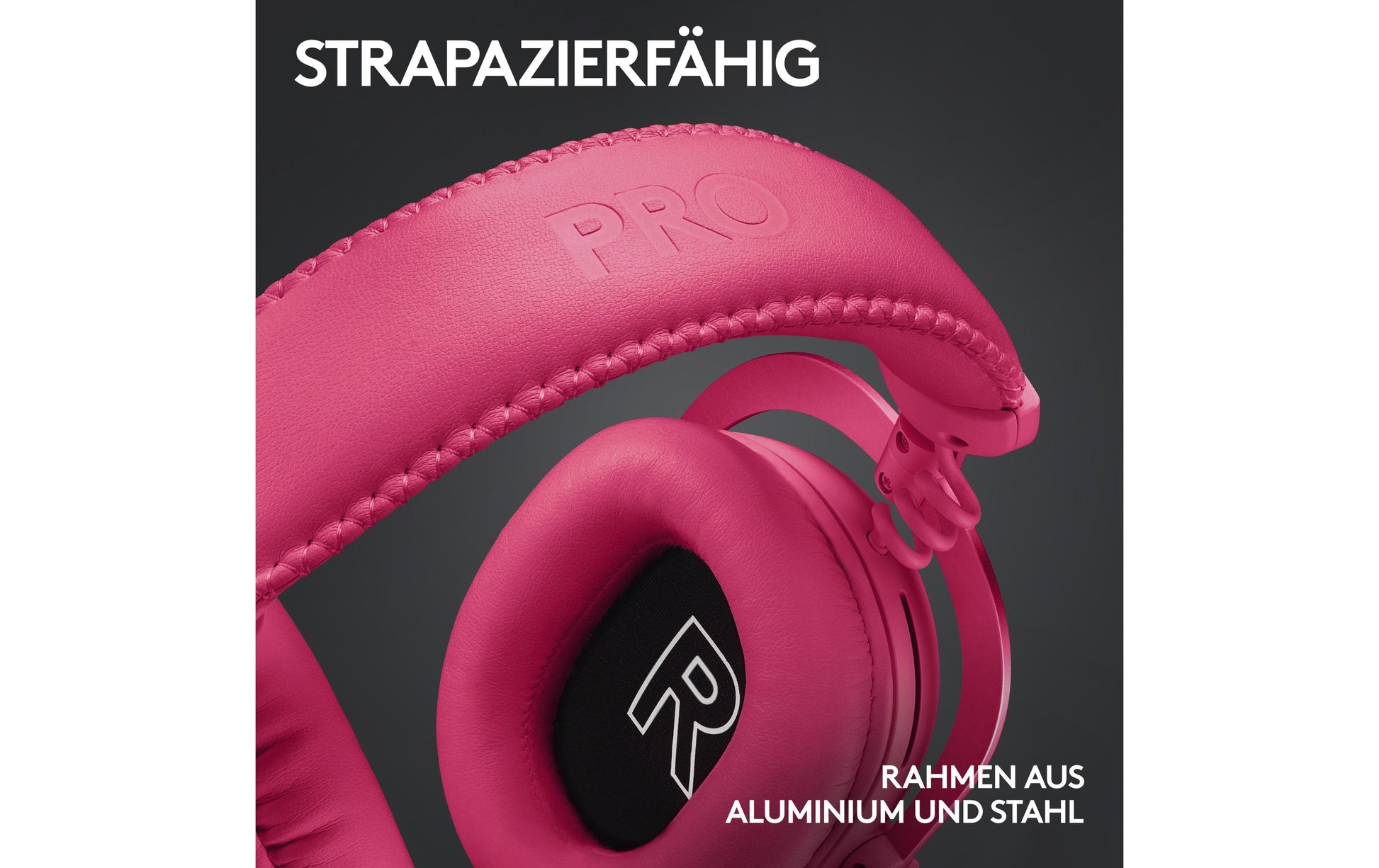 Logitech G PRO X 2 LIGHTSPEED Gaming-Headset – Over-Ear, Stereo, Kabel + BT, mit USB-A-Dongle, Magenta