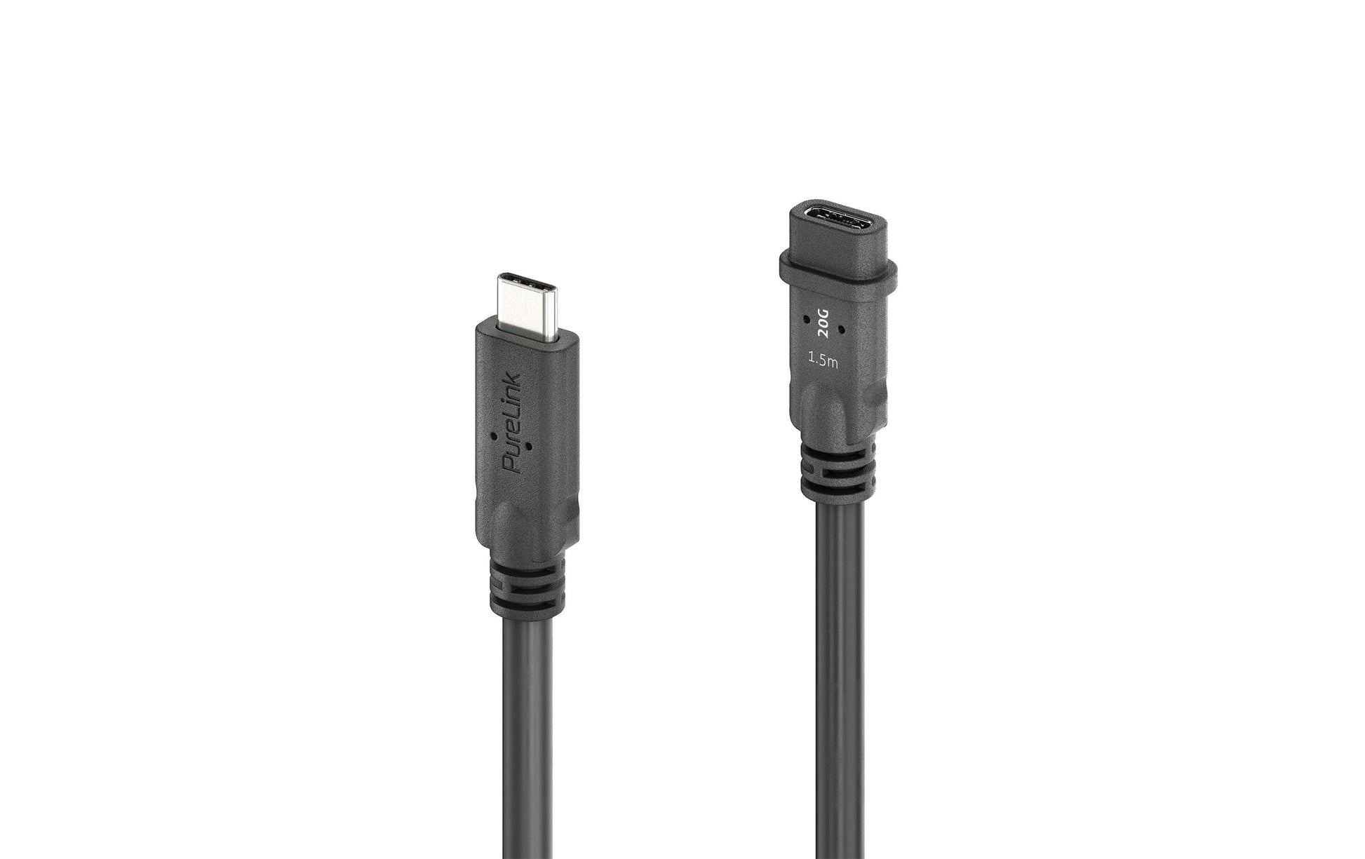 PureLink USB-Kabel, USB-C zu USB-C, 1,5 m, USB4, Lade-/Datenkabel