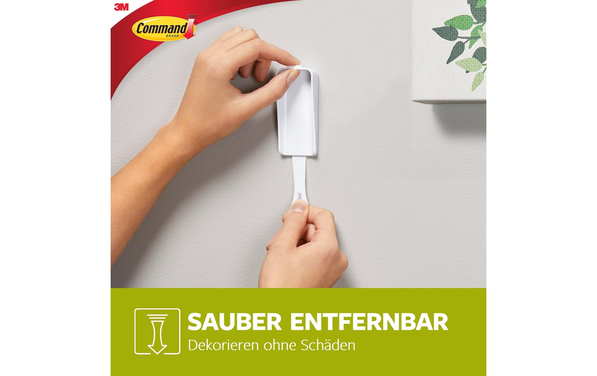 Command Haken – Kunststoff – Weiss – 1,3 kg