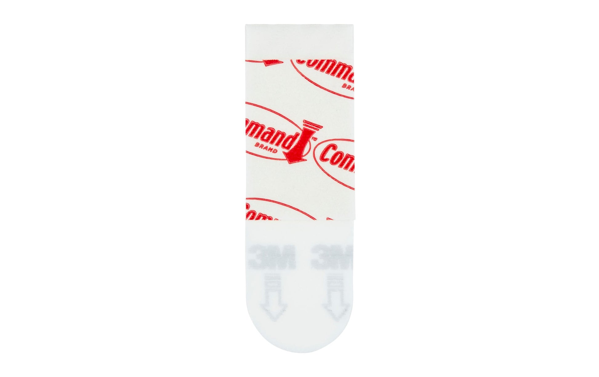 3M Command Montagepad – 15 × 50 mm, weiss, bis 0,4 kg, 12 Stk., für Holz