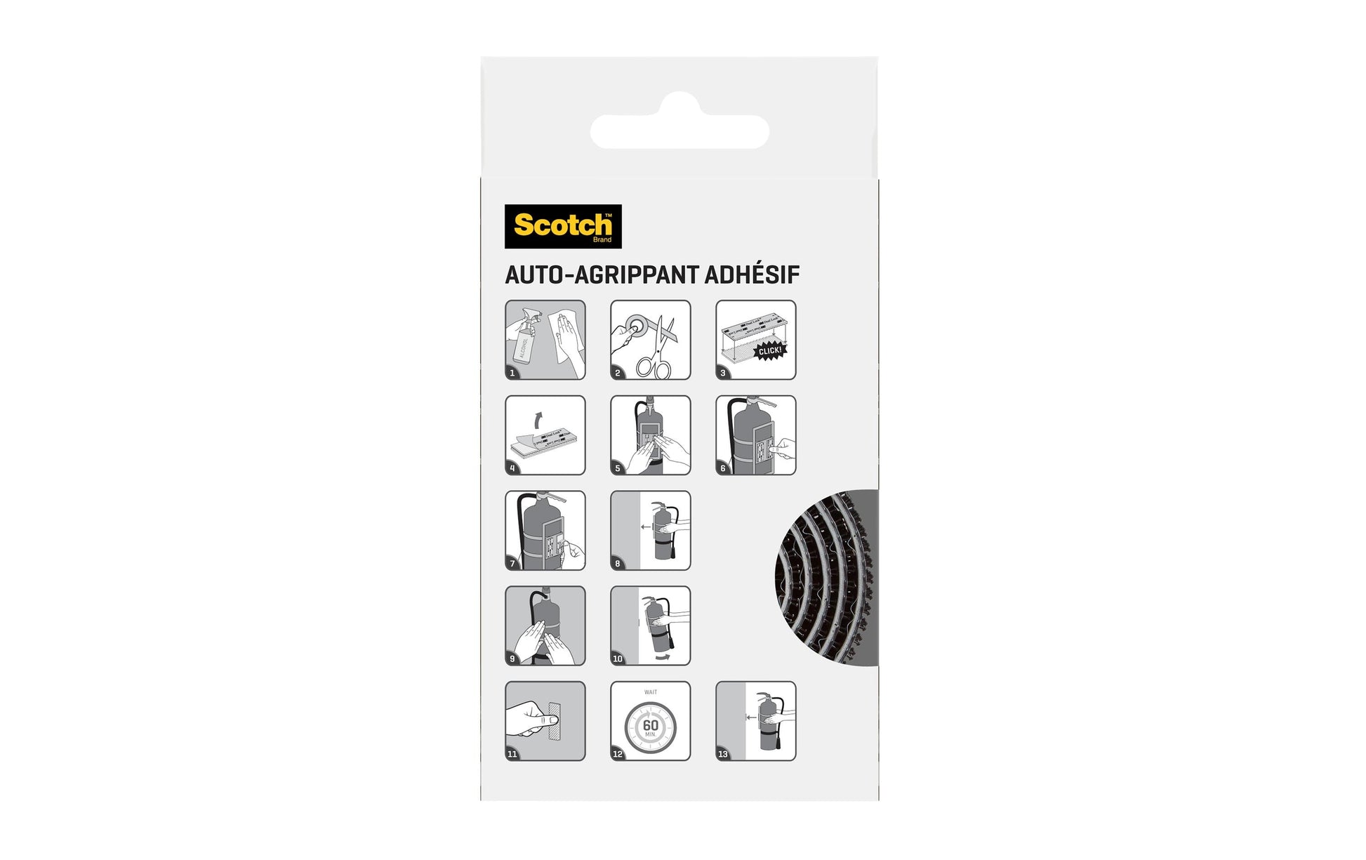 Scotch Büro-Klebeband Extreme – Permanent, Schwarz, 2×25 mm × 1 m