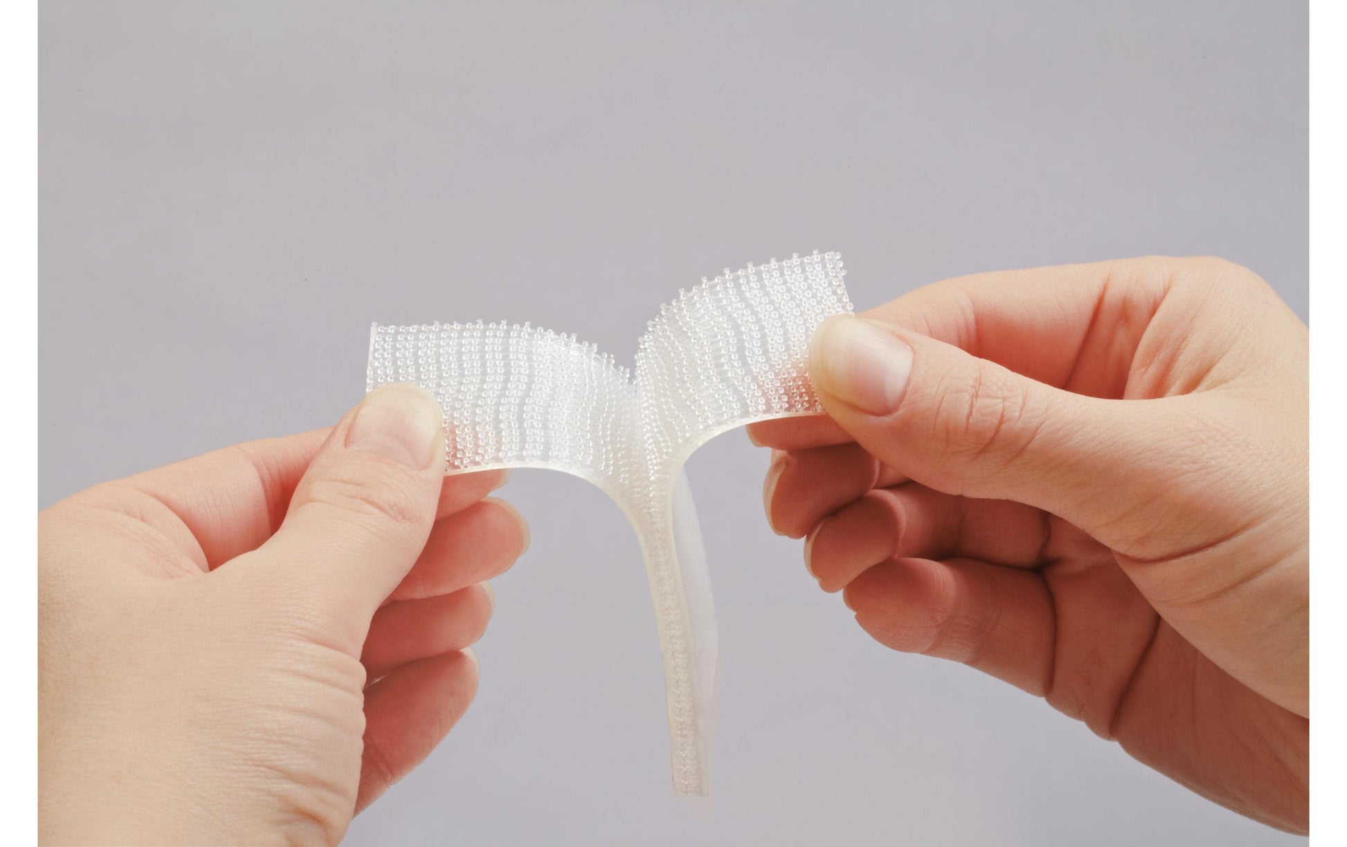 Scotch Klettband Dual Lock Extreme – 25 mm × 1 m, transparent, wiederablösbar