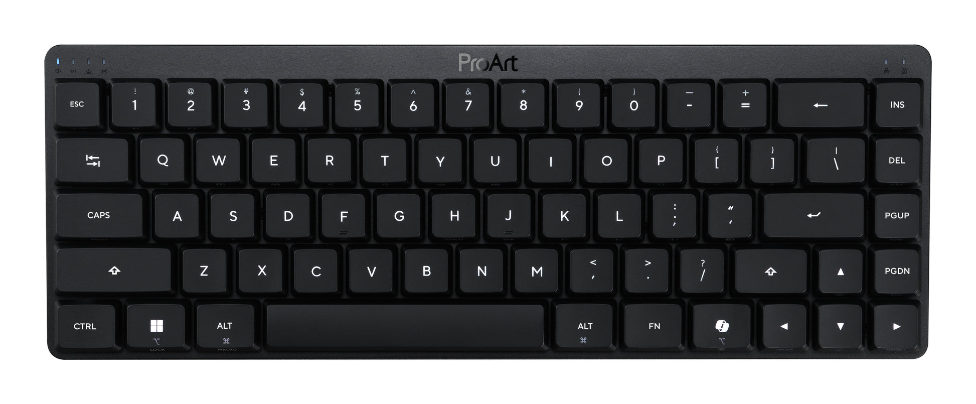 ASUS ProArt KD300 – Tastatur 65% – Mechanisch, RGB – Bluetooth & 2,4 GHz – USB-C – Schwarz