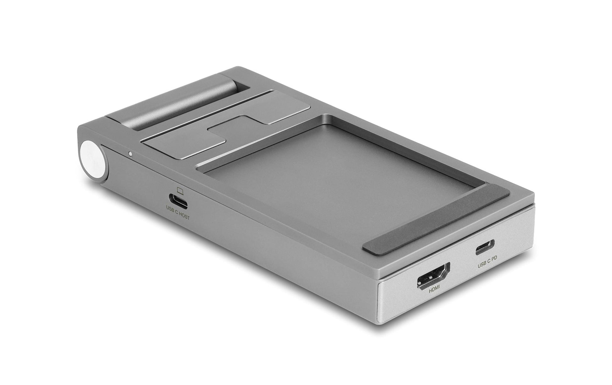 DeLOCK 88199 Dockingstation – USB-C, 1× HDMI, 2× USB-A, 2× USB-C, 60 W PD, 3,5 mm Audio, für Windows/Mac/Linux