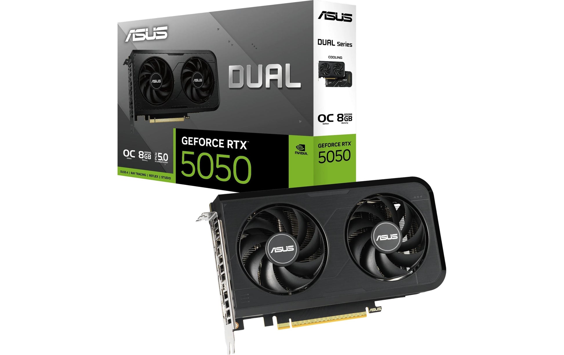 ASUS DUAL-RTX5050-O8G – PCIe Grafikkarte – 3×DP, 1×HDMI, PCIe 5.0, 1×8-pin