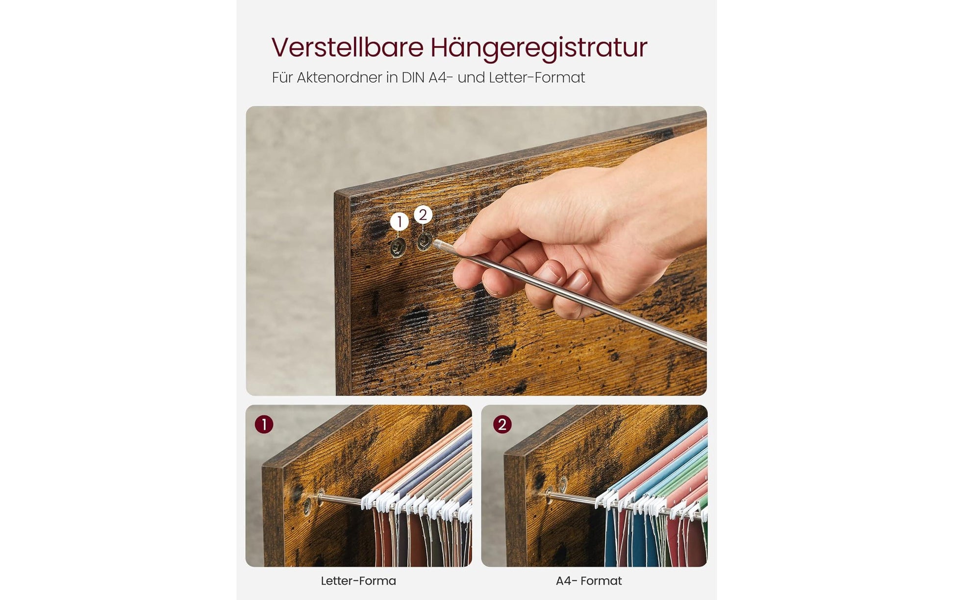 Songmics Schrank – Eisen, schwarz, 80 × 66 × 40 cm