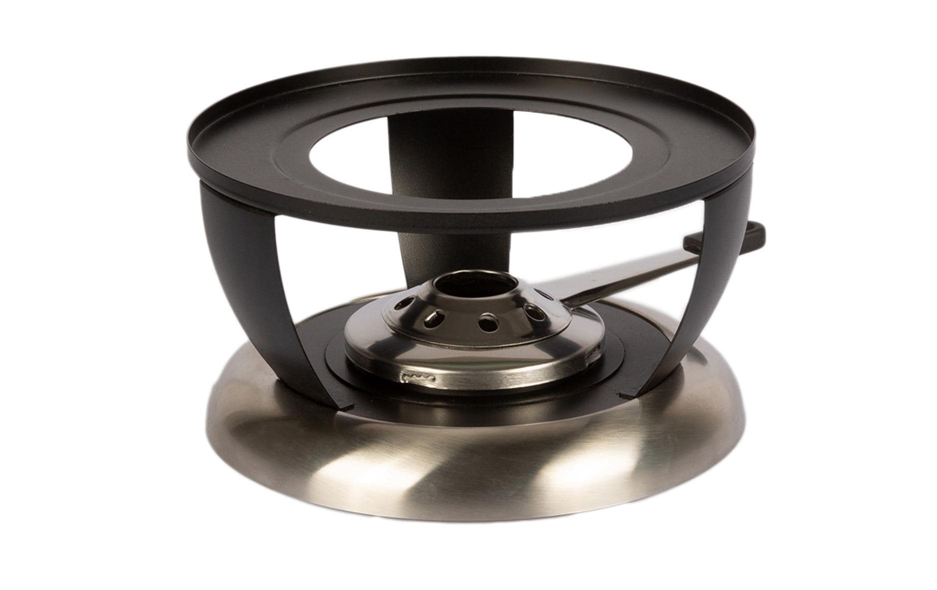 Stöckli Käsefondue-Set Bellavista Emotion 8-teilig, für 6 Personen – mit Pastenbrenner, Stahl, für Induktion