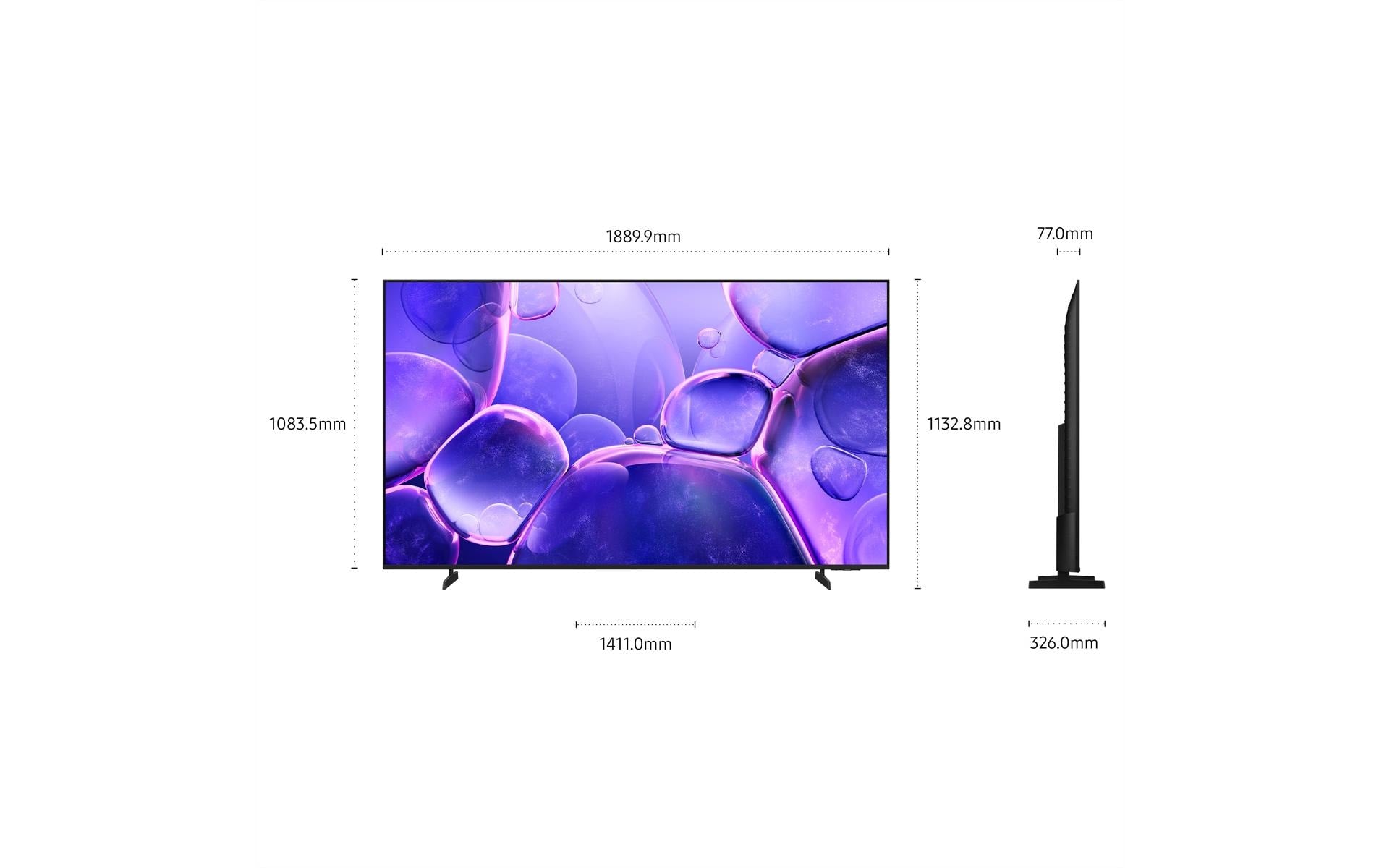 Samsung UE85U8000F – 85" LED UHD 4K, Tizen, HDR10+ (2025)