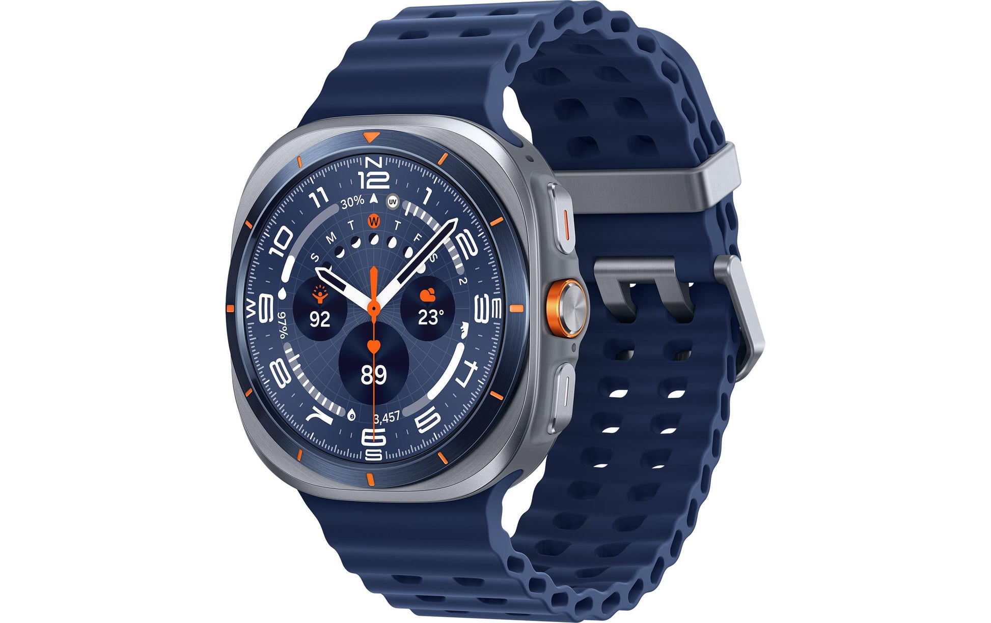 Samsung Galaxy Watch Ultra – Smartwatch – GPS, Bluetooth, WLAN, NFC, IP68, Titanblau
