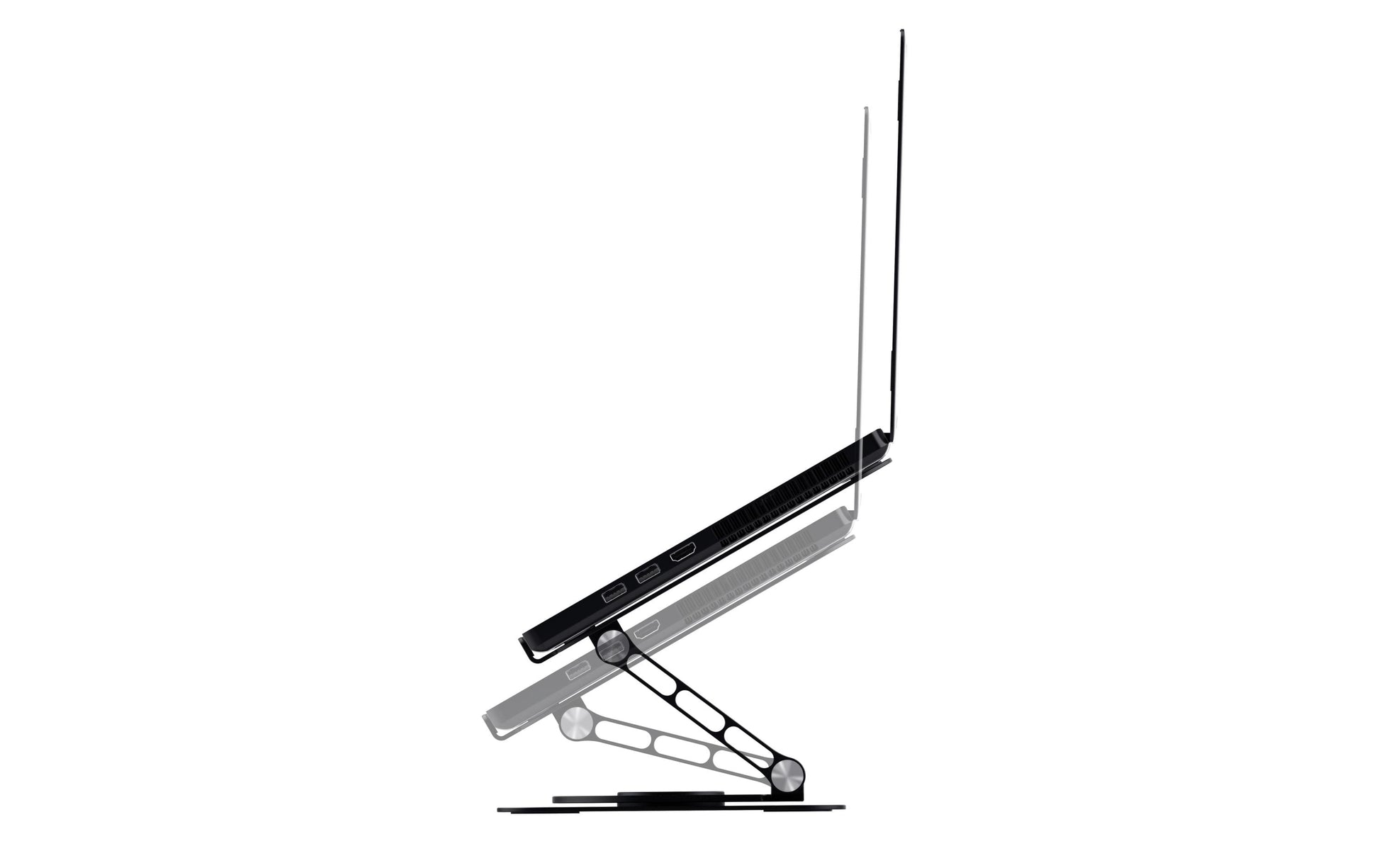Trust Zeff Laptop-Ständer – für Notebooks bis 16", Metall, Schwarz