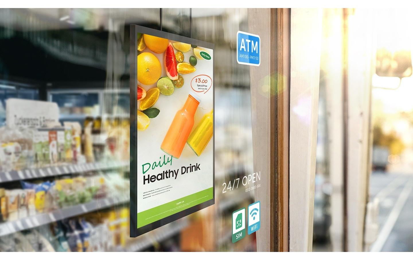 Samsung OM32DX – Signage-Display, 32", Full HD, 2000 cd/m², 24/7