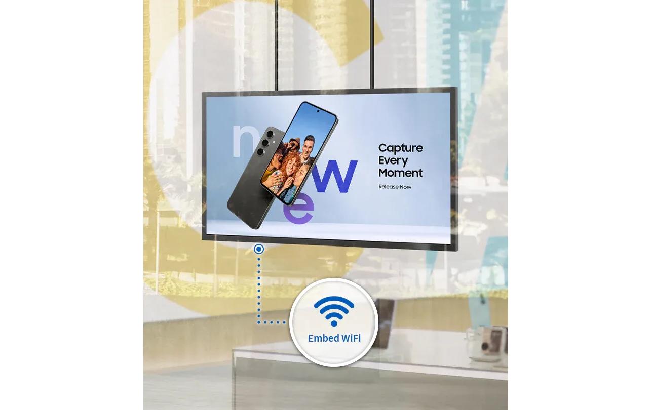 Samsung OM32DX – Signage-Display, 32", Full HD, 2000 cd/m², 24/7