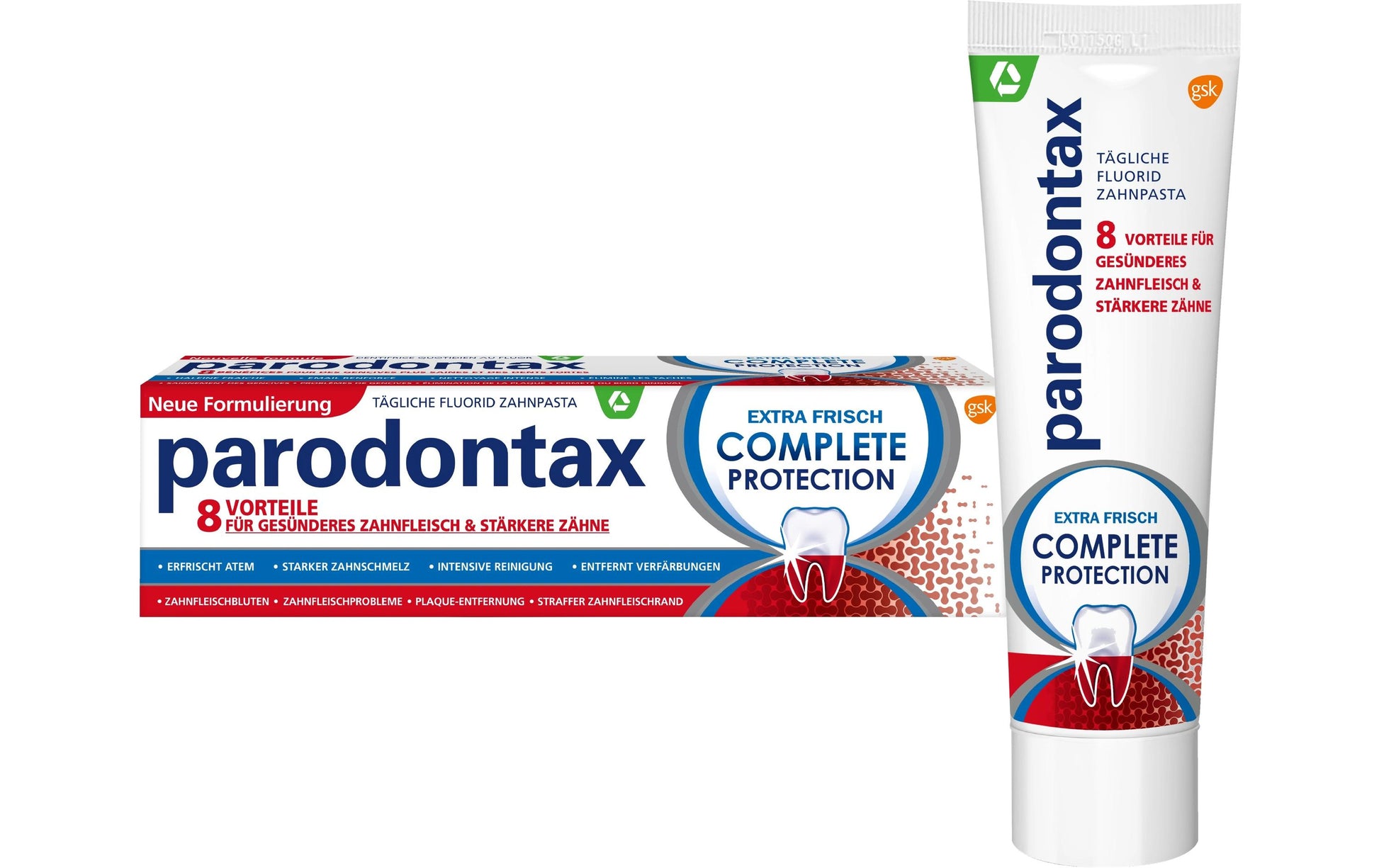 Parodontax Zahnpasta Extra Frisch CP – mit Fluorid – 75 ml
