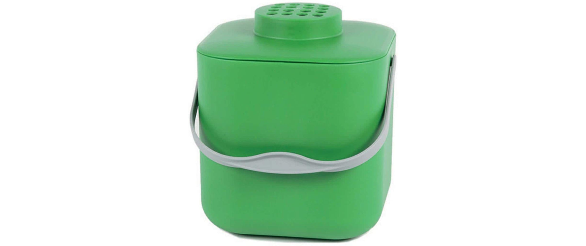 Stöckli Komposteimer POT – 5 l – Kunststoff (PP), rund – grün – mit Filter