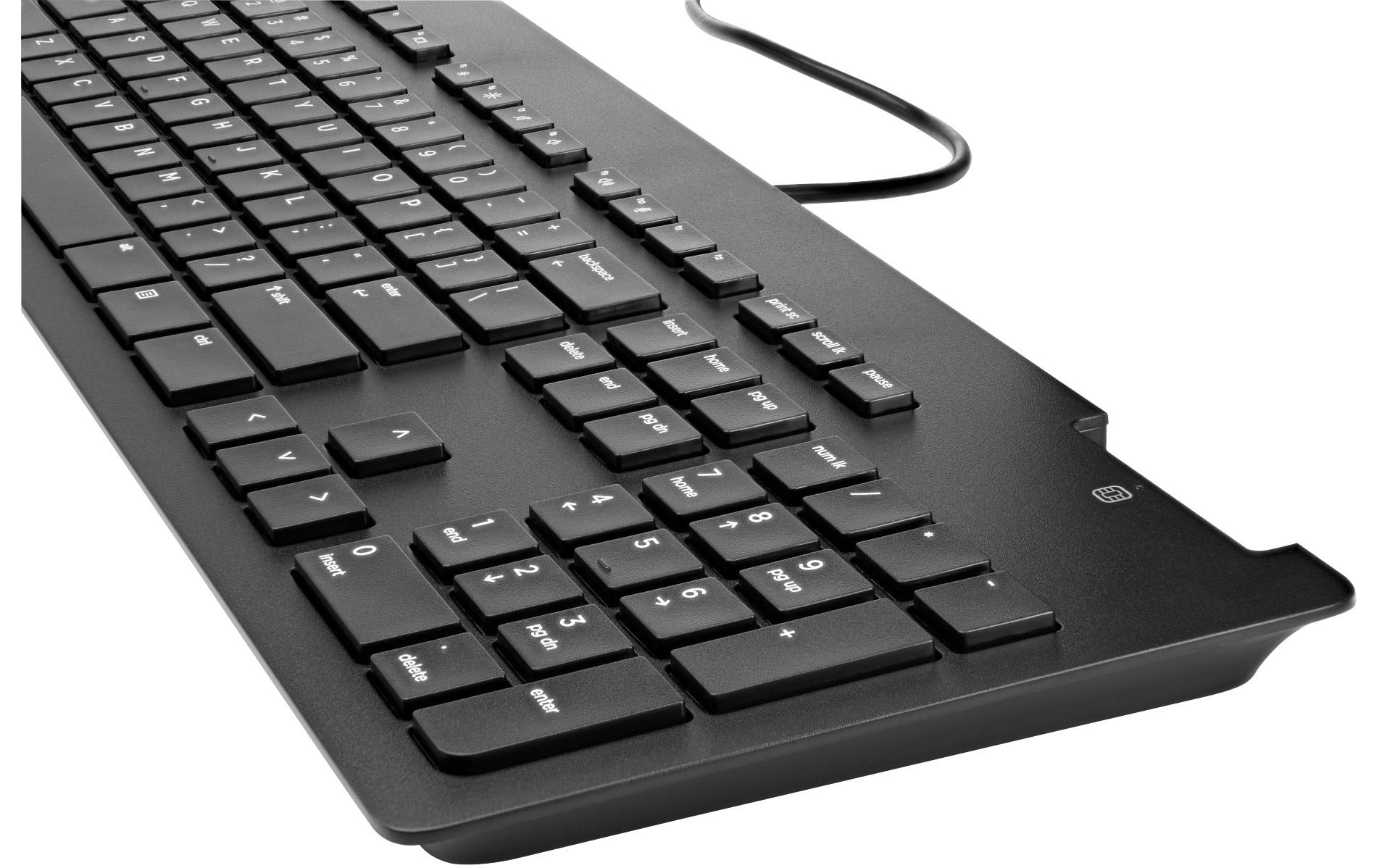 HP Slim v2 – Tastatur, kabelgebunden (USB-A), mit Smartcard-Leser