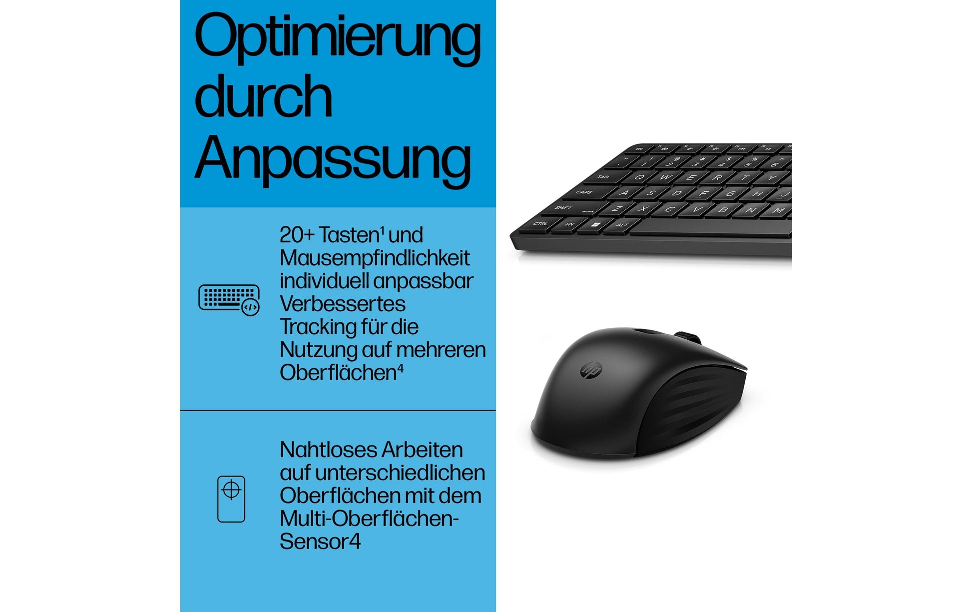 HP 655 – Tastatur, kabellos