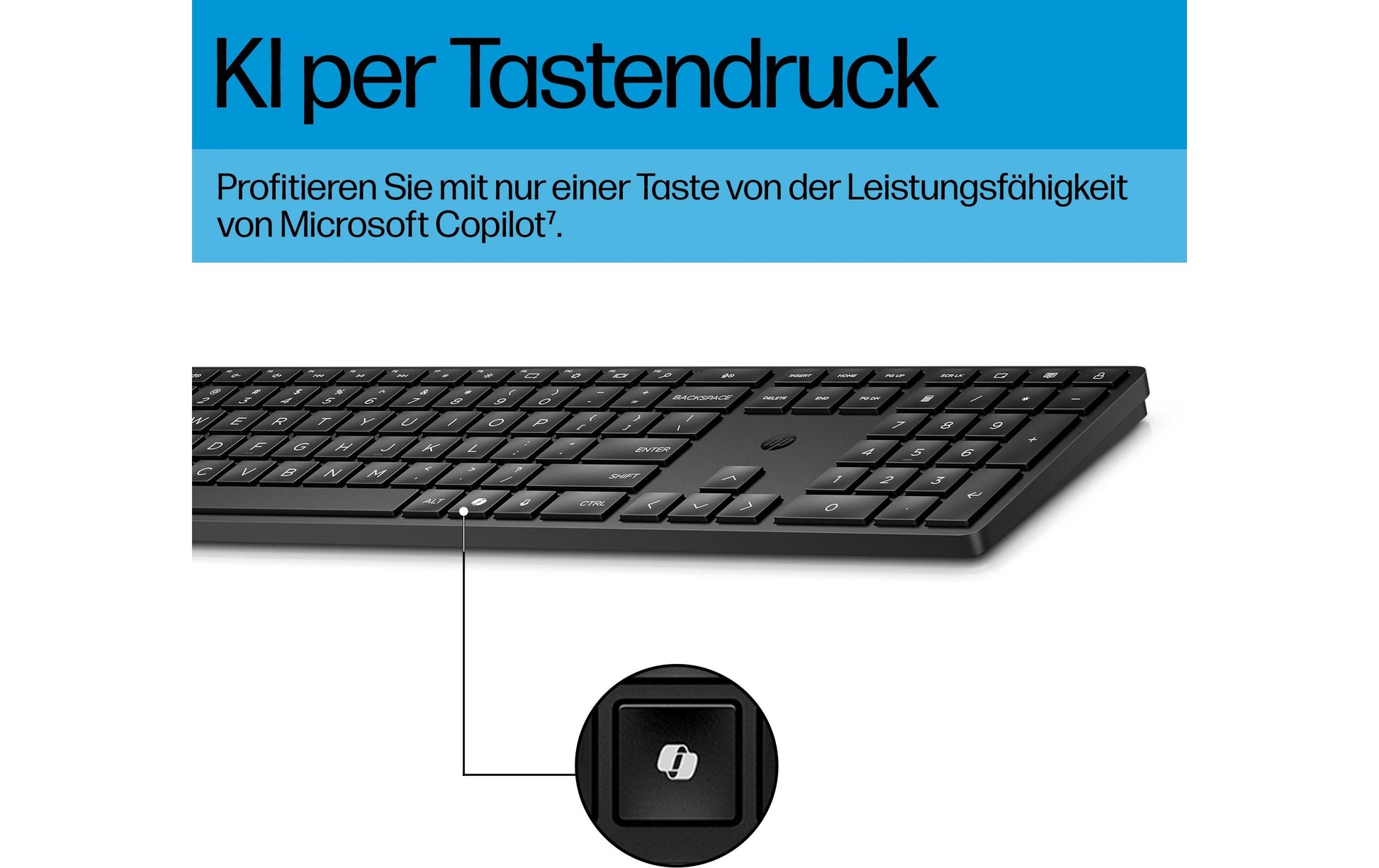 HP 655 – Tastatur, kabellos