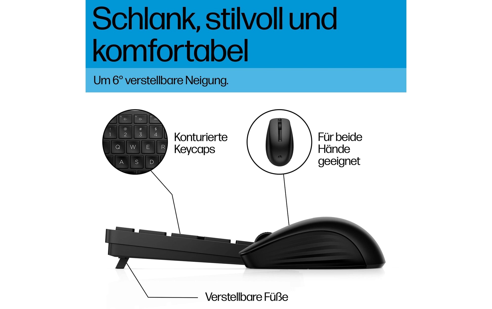 HP 655 – Tastatur, kabellos