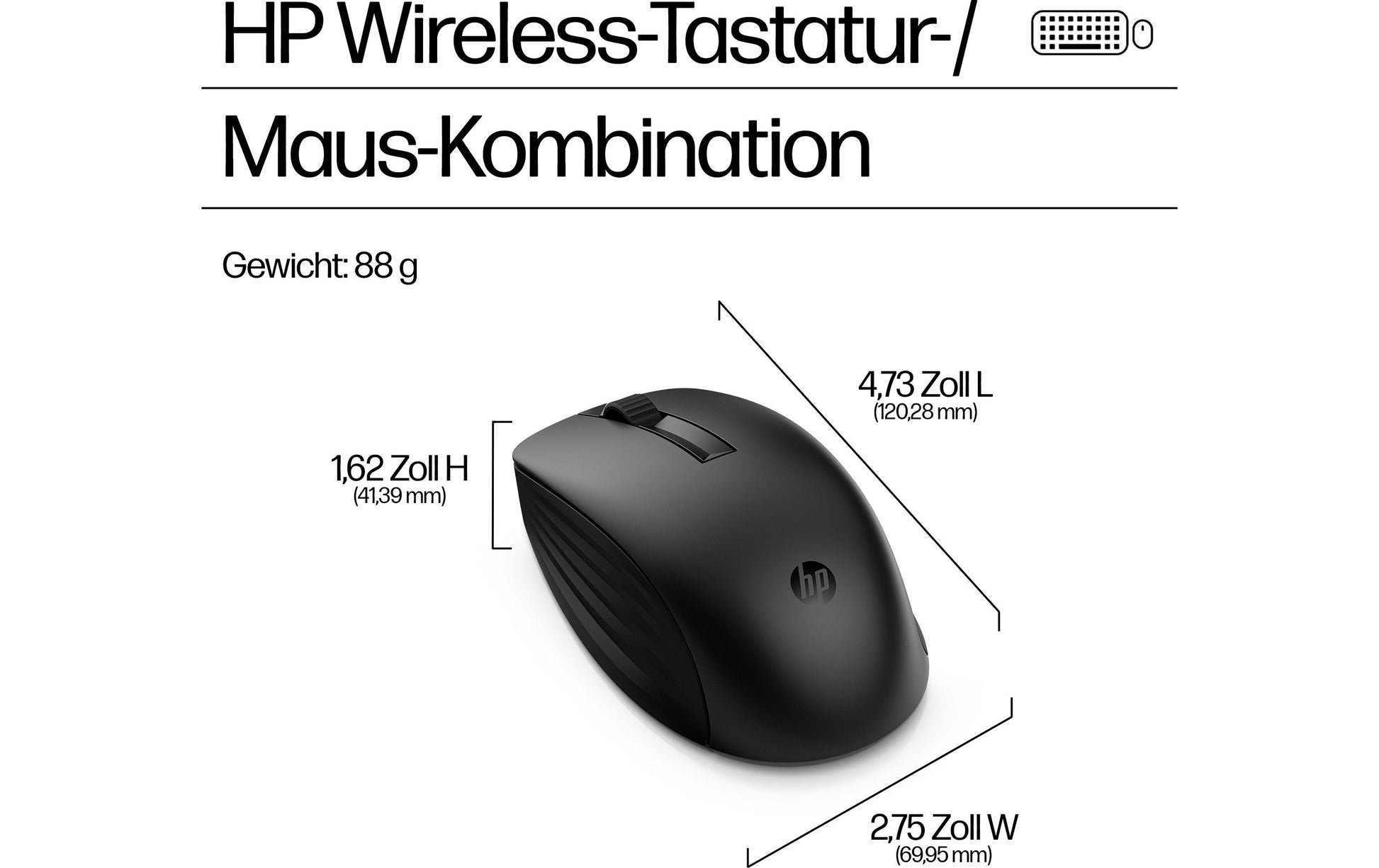 HP 655 – Tastatur, kabellos