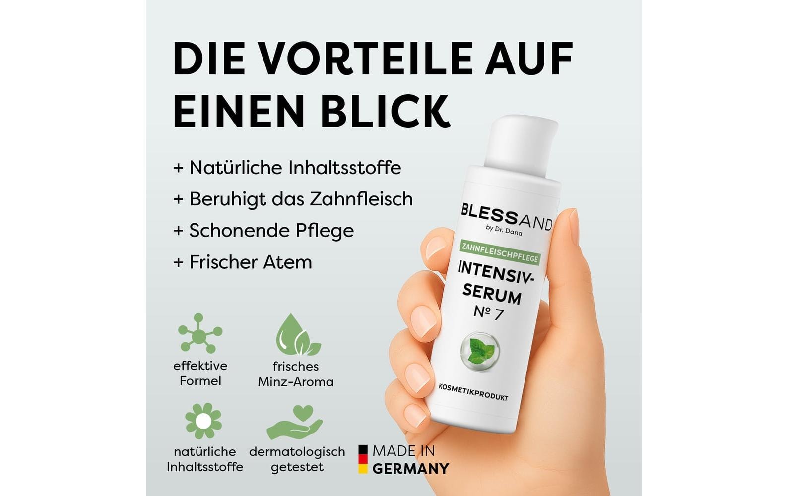 Blessand Mundspülung – für Zahnfleischschutz – 10 ml