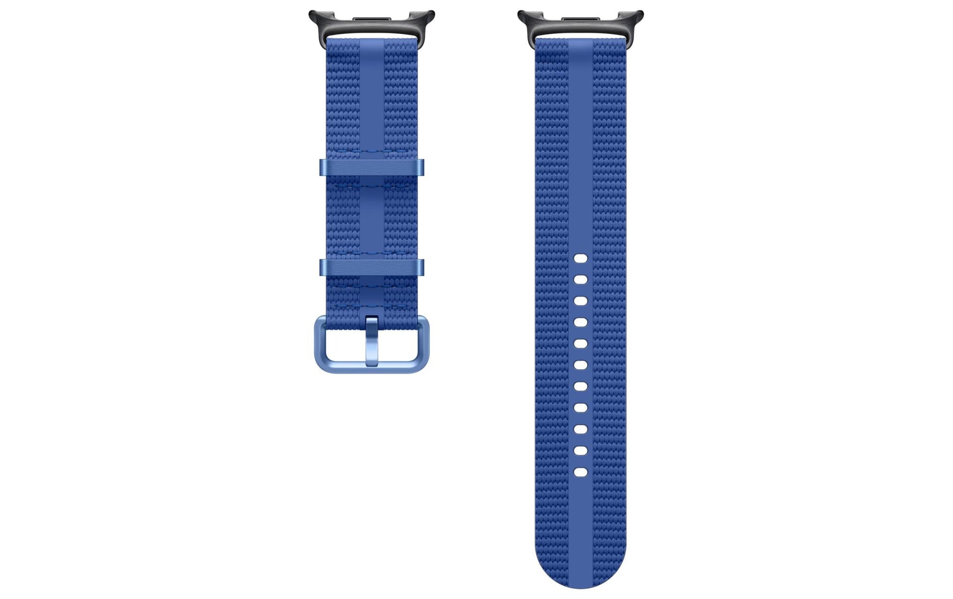 Samsung Watch 8 Athleisure – Armband – für Galaxy Watch8, Watch8 Classic, Blau, M/L, Nylon