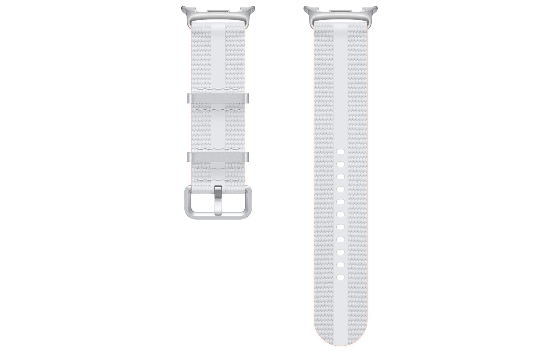 Samsung Athleisure - Armband - für Galaxy Watch8, Galaxy Watch8 Classic, Weiss, M/L, Nylon