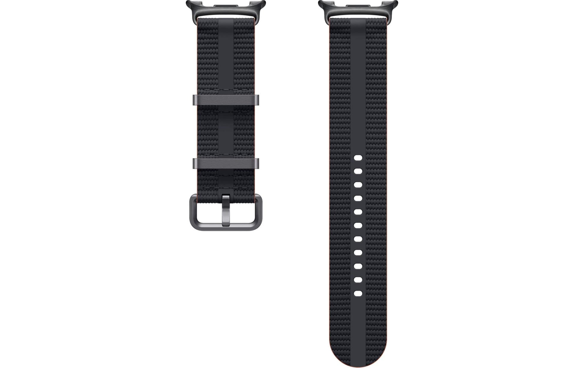 Samsung Watch 8 Athleisure – Armband – für Galaxy Watch8, Watch8 Classic, Dunkelgrau, M/L, Nylon