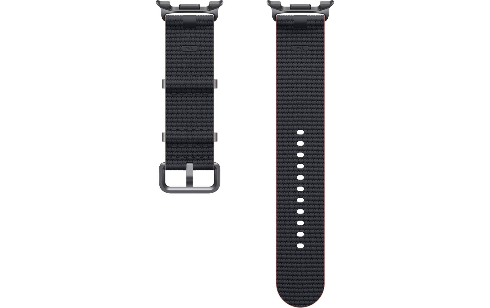 Samsung Watch 8 Athleisure – Armband – für Galaxy Watch8, Watch8 Classic, Dunkelgrau, M/L, Nylon