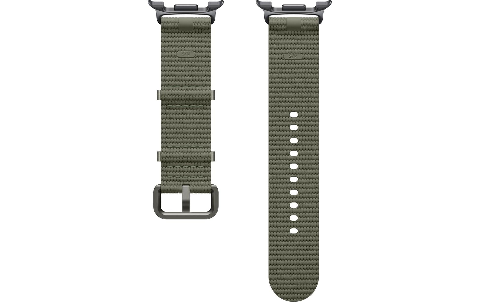 Samsung Watch 8 Athleisure – Armband – für Galaxy Watch8, Grün, S/M, Nylon