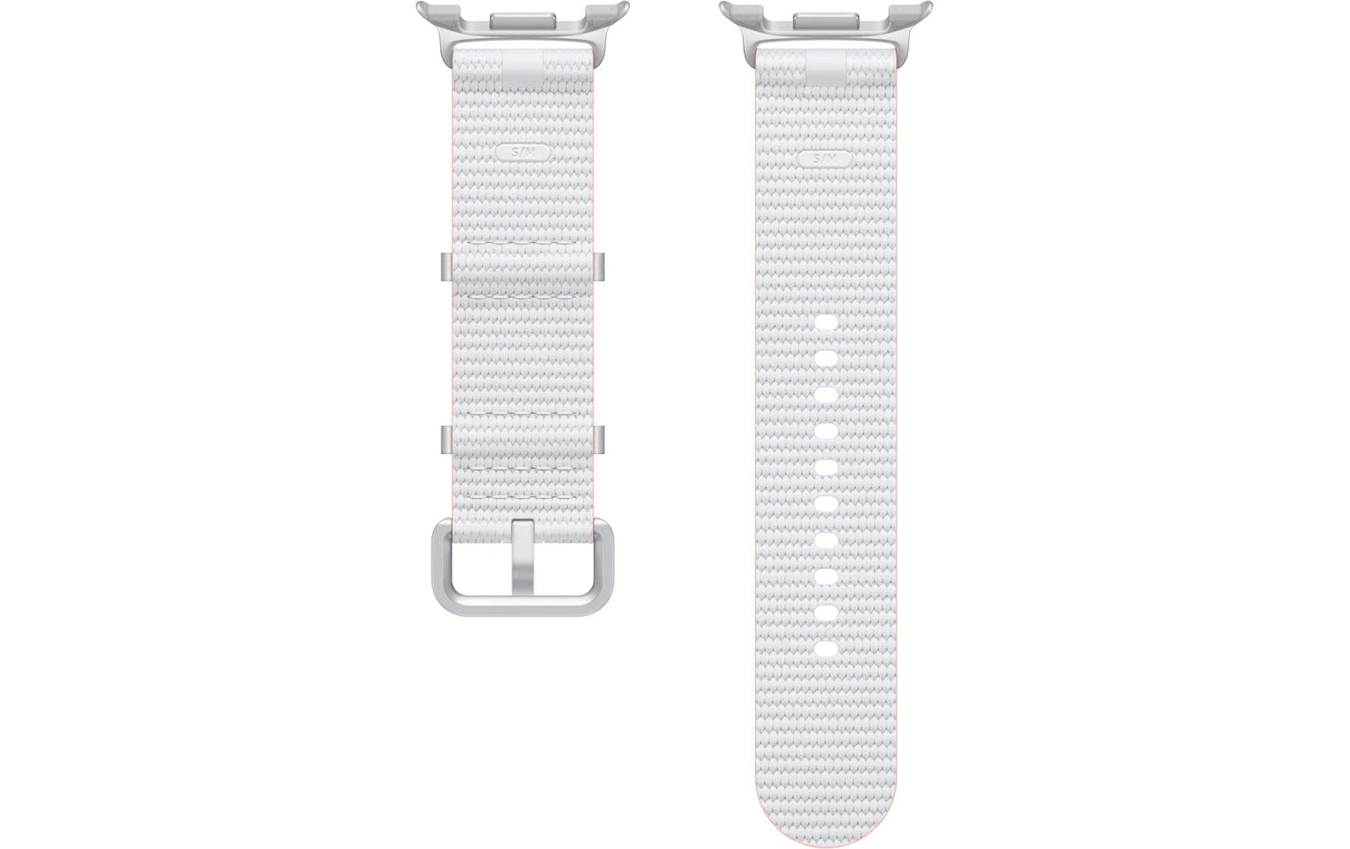 Samsung Watch 8 Athleisure – Armband – für Samsung Watch 8, Weiss, S/M, Nylon