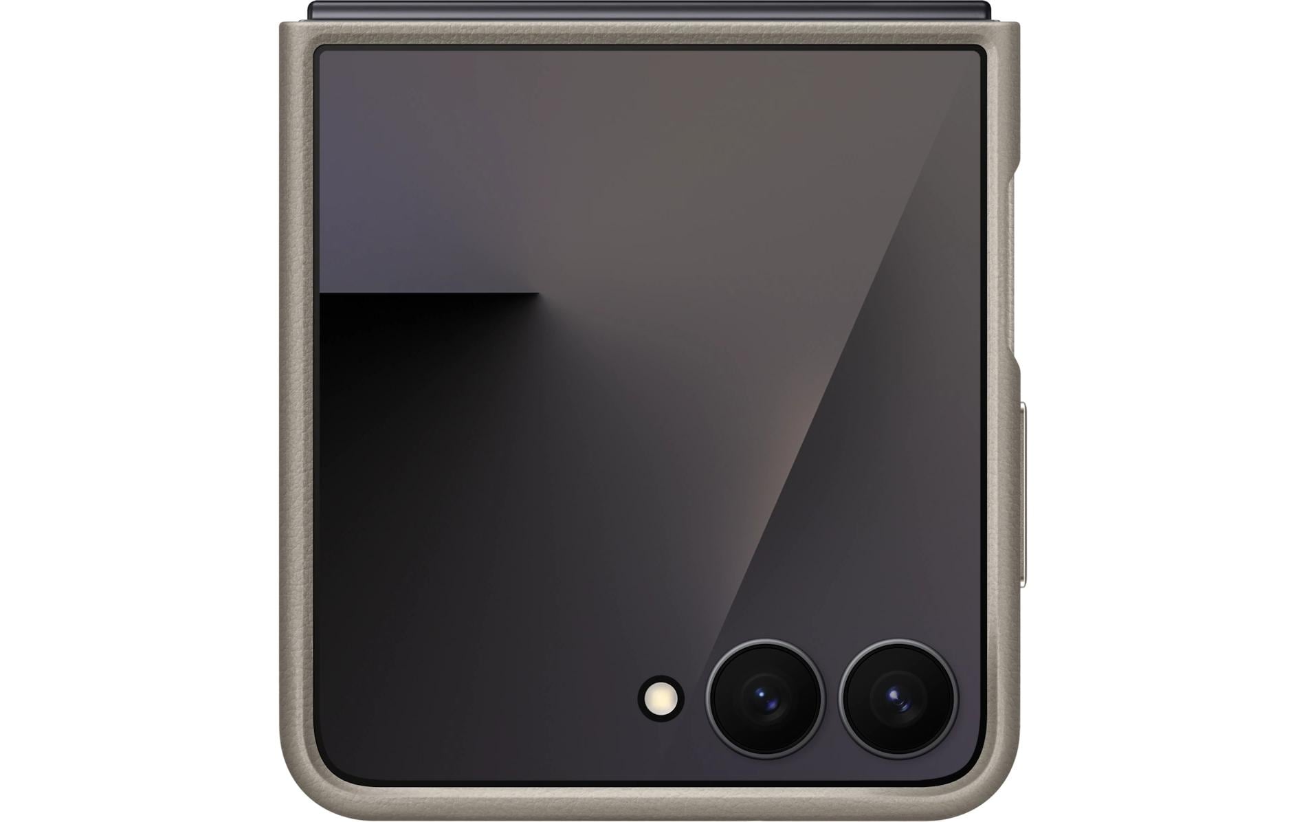 Samsung Backcover – für Samsung Galaxy Z Flip7 – Taupe – Silikon