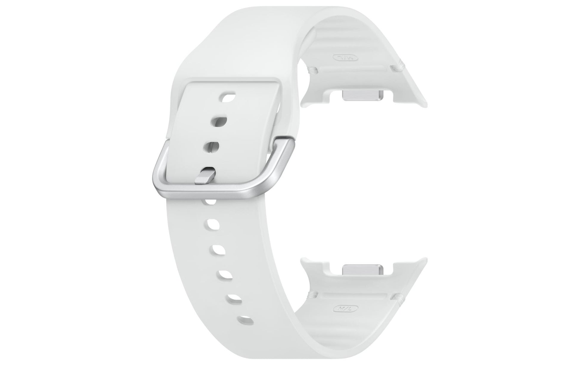 Samsung Sportarmband, Weiss, M/L, für Galaxy Watch8, Watch8 Classic