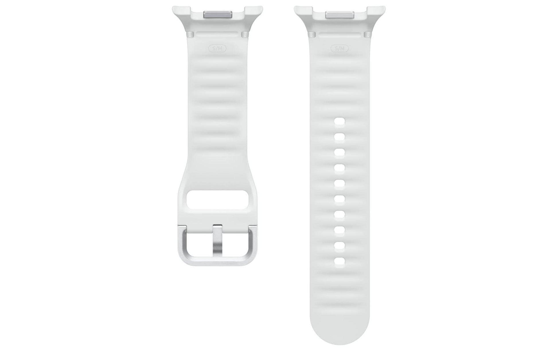 Samsung Watch 8 Sport – Smartwatch – Weiss, Bandgrösse S/M, Gummi
