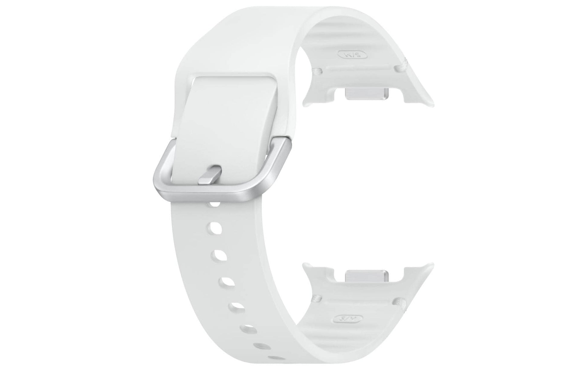 Samsung Watch 8 Sport – Smartwatch – Weiss, Bandgrösse S/M, Gummi
