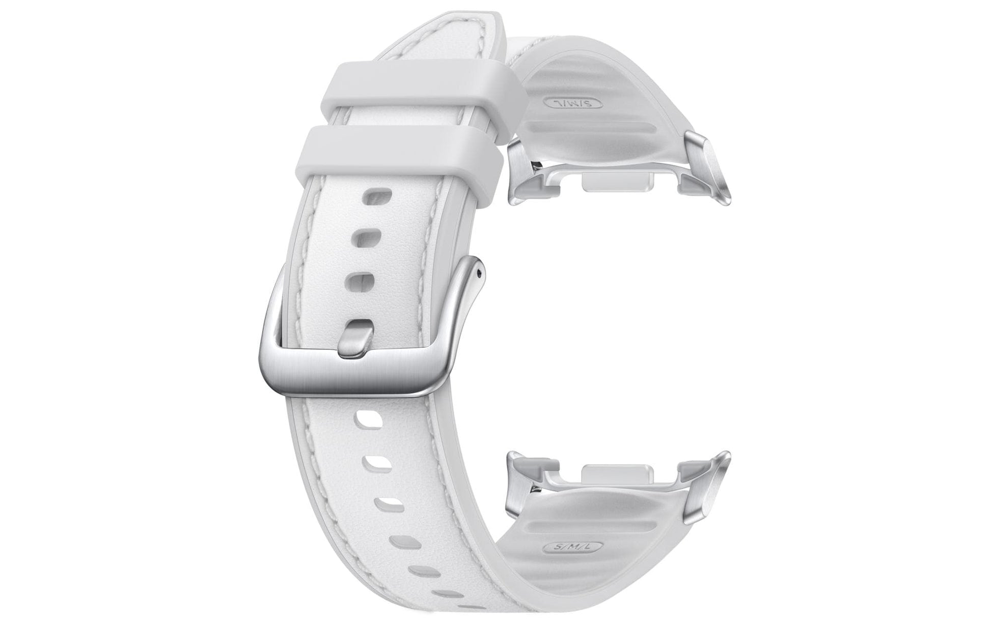 Samsung Hybrid Armband, Weiss, S/M, M/L, für Galaxy Watch8, Watch8 Classic