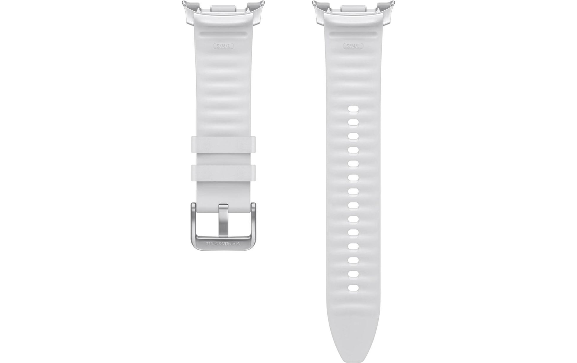 Samsung Hybrid Armband, Weiss, S/M, M/L, für Galaxy Watch8, Watch8 Classic