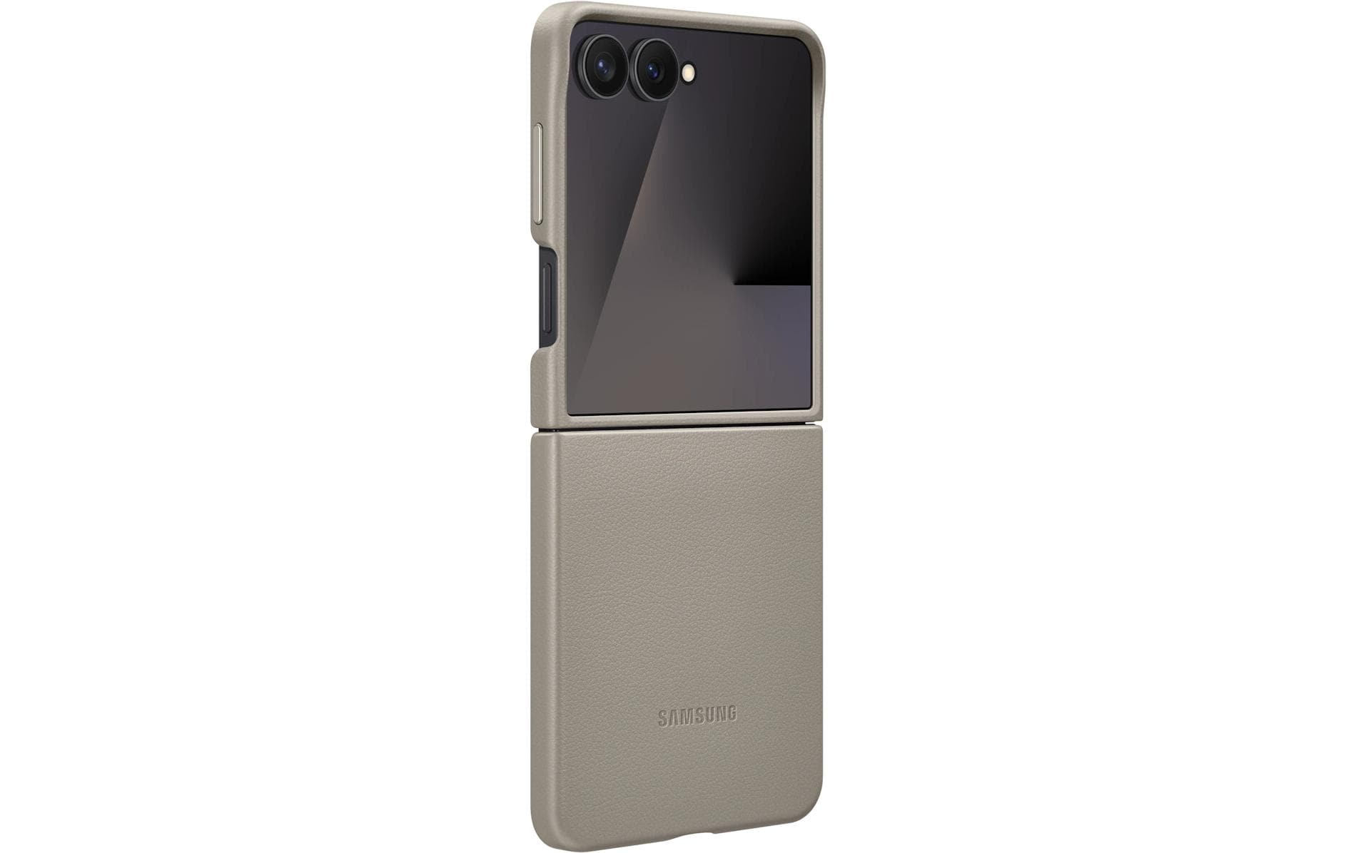 Samsung Backcover – für Samsung Galaxy Z Flip7 – Taupe – Silikon