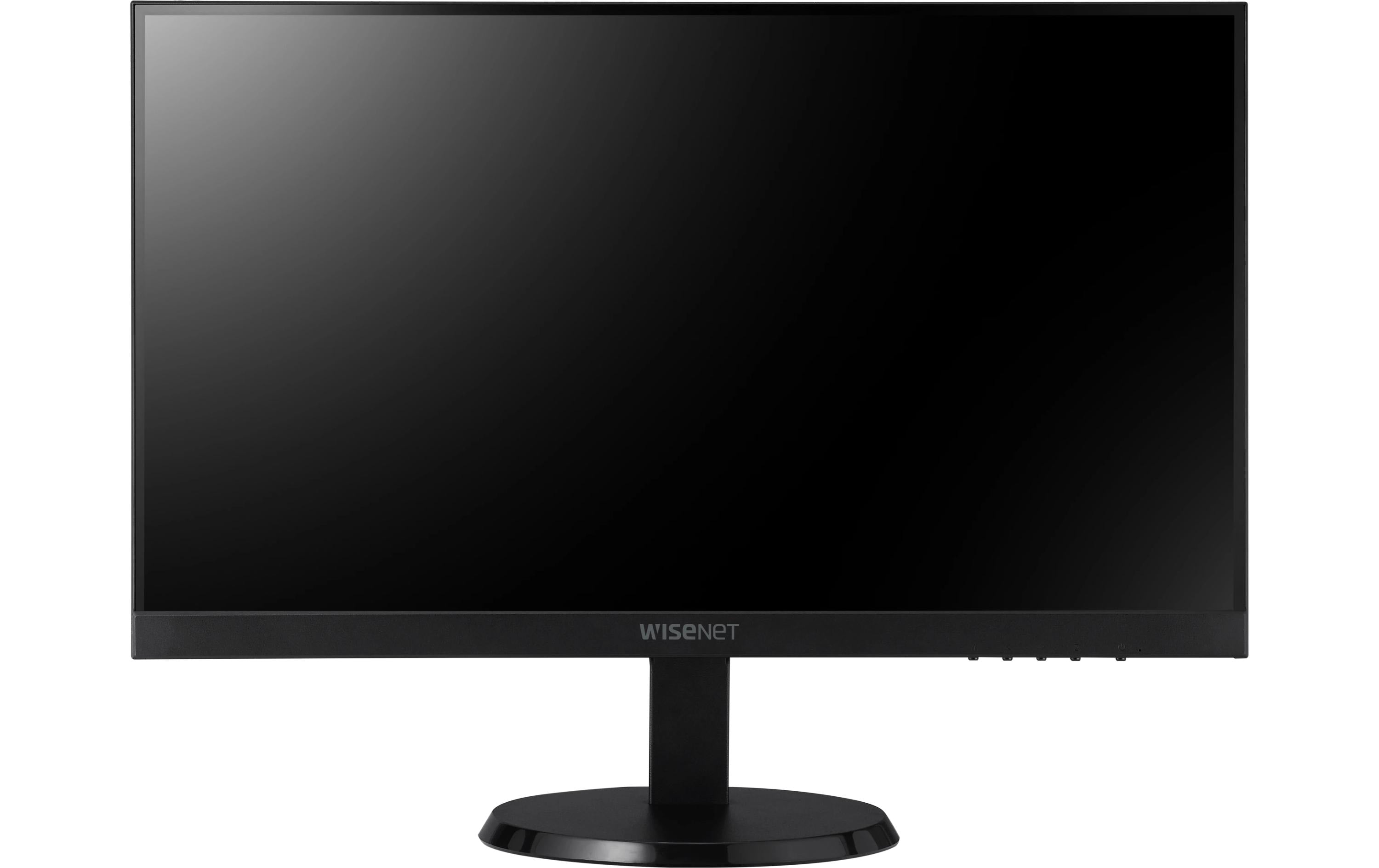 Hanwha Vision SMT-2212 – Monitor, 22", VA, 60 Hz, 250 cd/m², 24/7, VESA 100 × 100, Schwarz