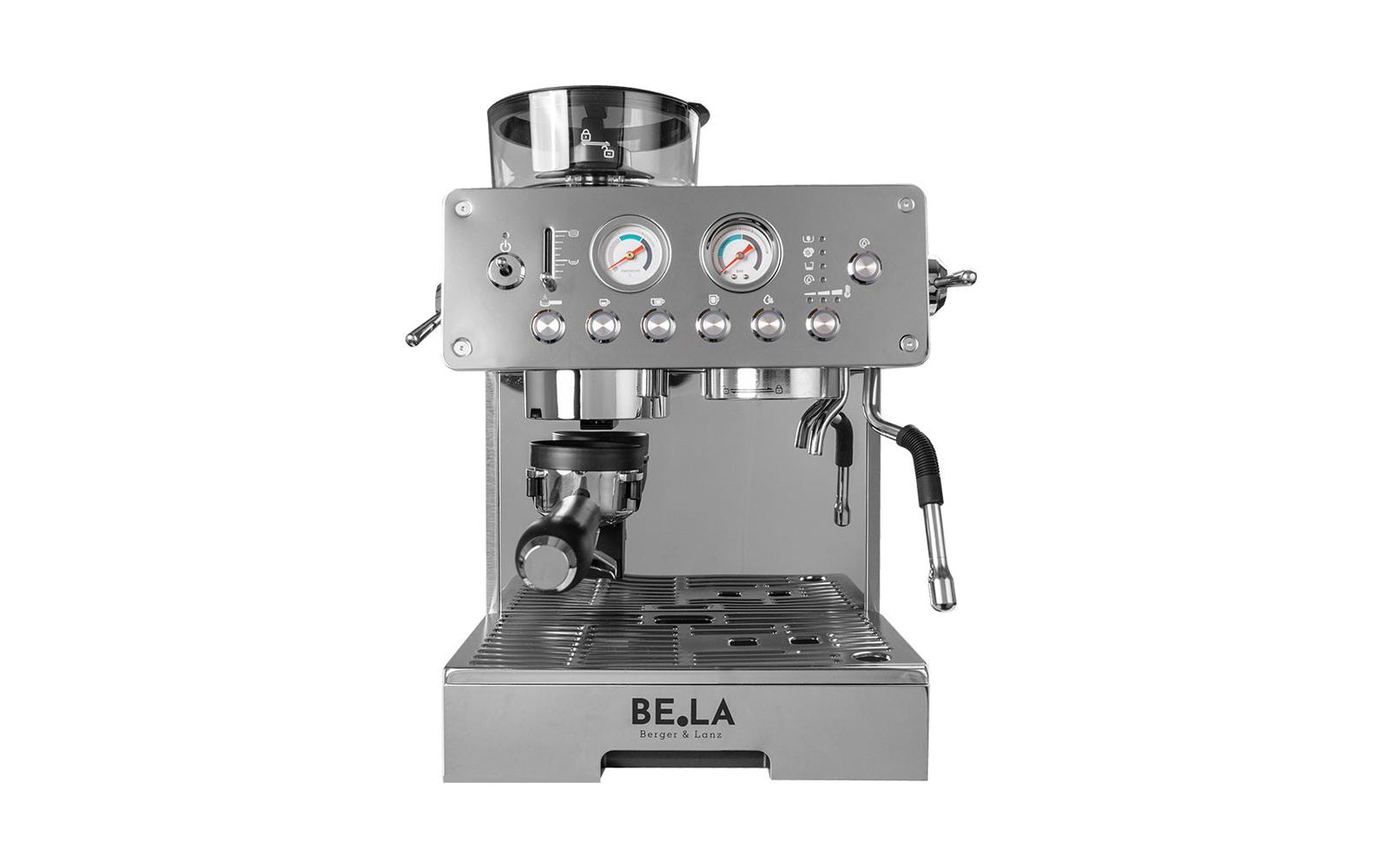 Berger lanz BergerLanz STK03CNS Espressomaschine (Siebträger) – 20 bar, 3,0 l, Milchschaumdüse, Silber