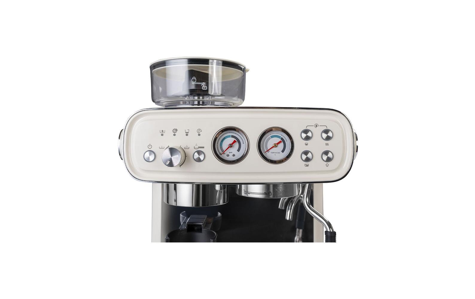 Berger lanz BergerLanz STK02BE Espressomaschine (Siebträger) – 20 bar, 2,5 l, creme