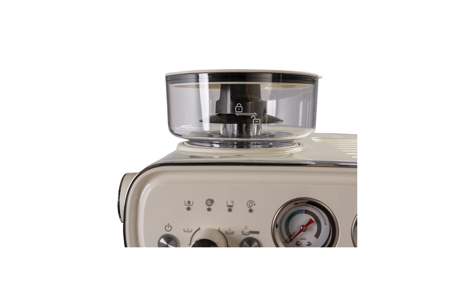 Berger lanz BergerLanz STK02BE Espressomaschine (Siebträger) – 20 bar, 2,5 l, creme