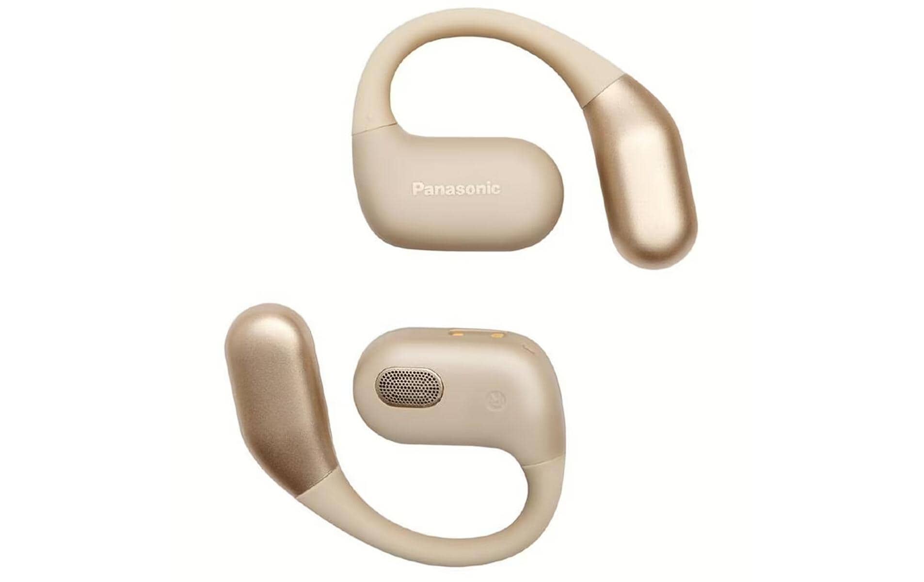 Panasonic RB-F10 – Duo Headset, Ohrbügel, Bluetooth – beige – bis 25 h